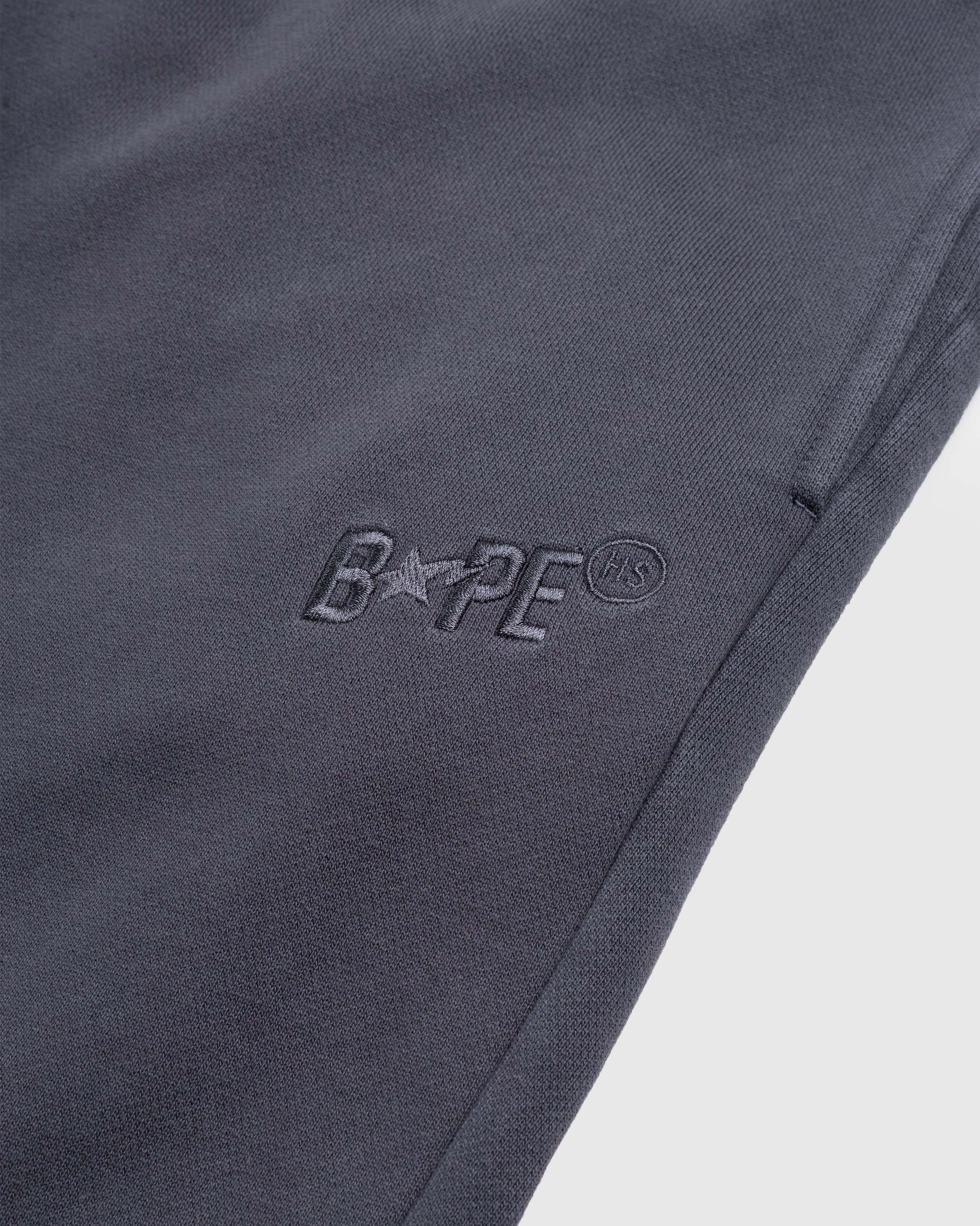 BAPE x Highsnobiety - Heavy Washed Sweat Pants Charcoal - Clothing - Grey - Image 7
