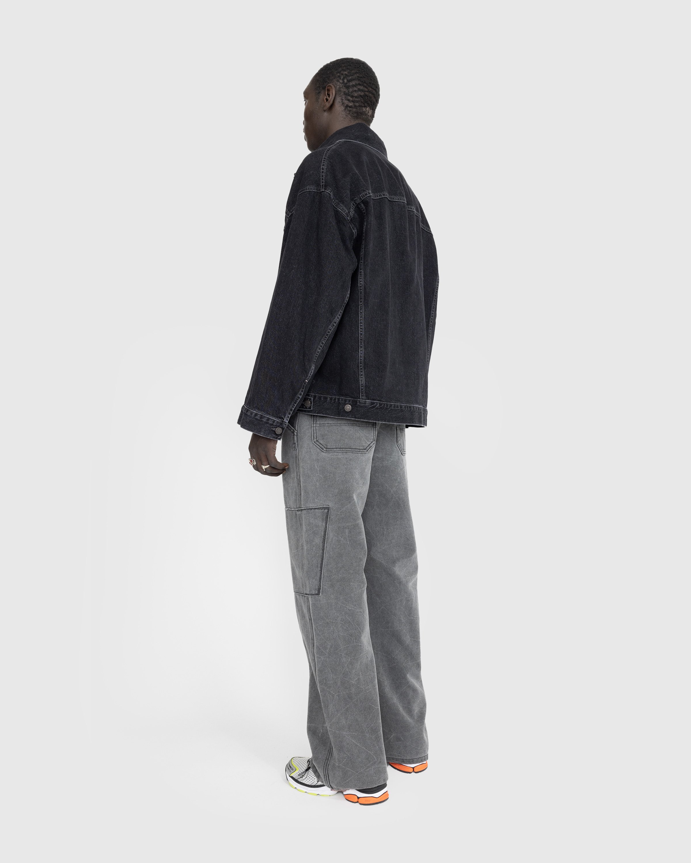 Acne Studios - Patch Canvas Trousers Carbon Gray - Clothing - Grey - Image 4