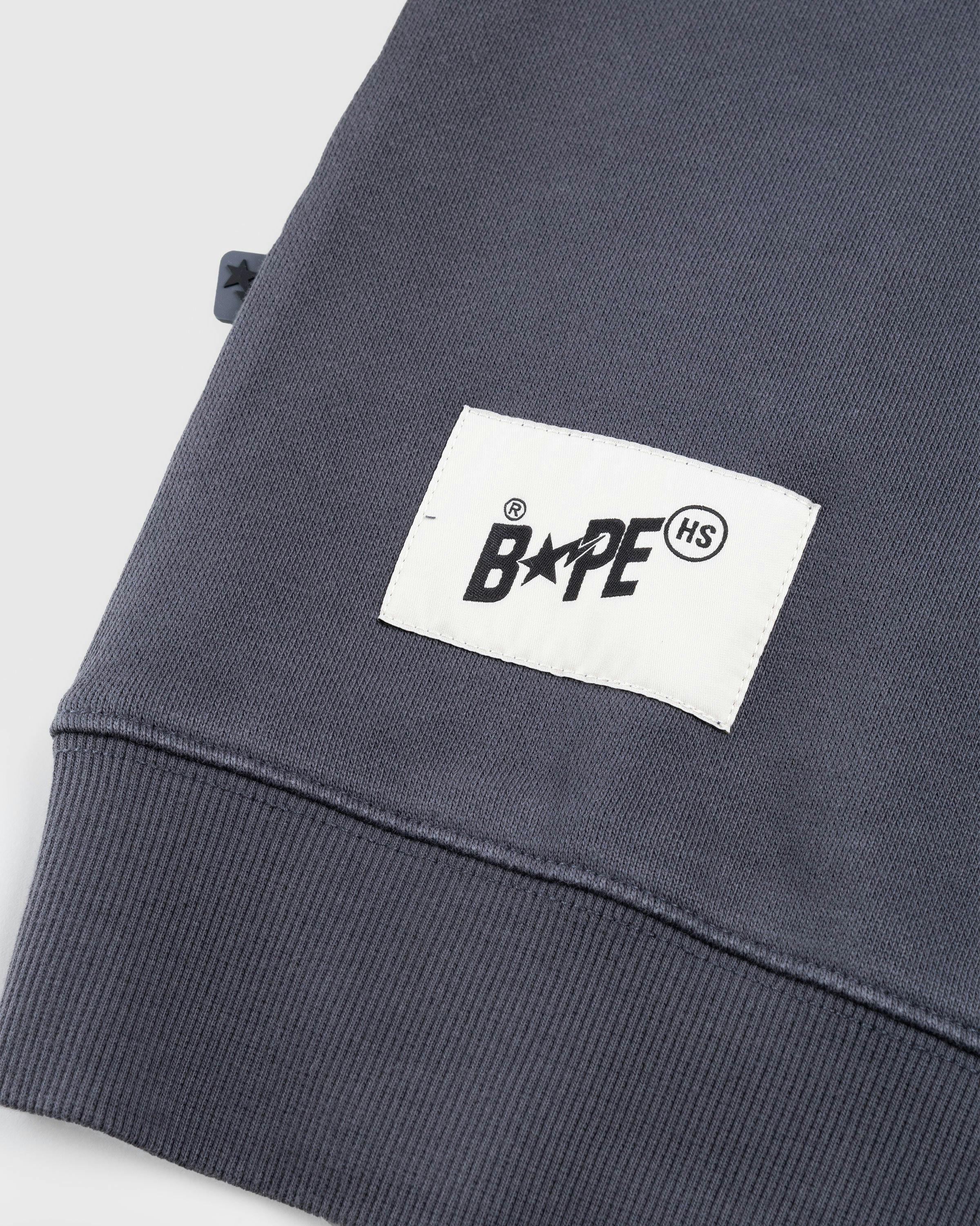 BAPE x Highsnobiety - Heavy Washed Crewneck Charcoal - Clothing - Grey - Image 7