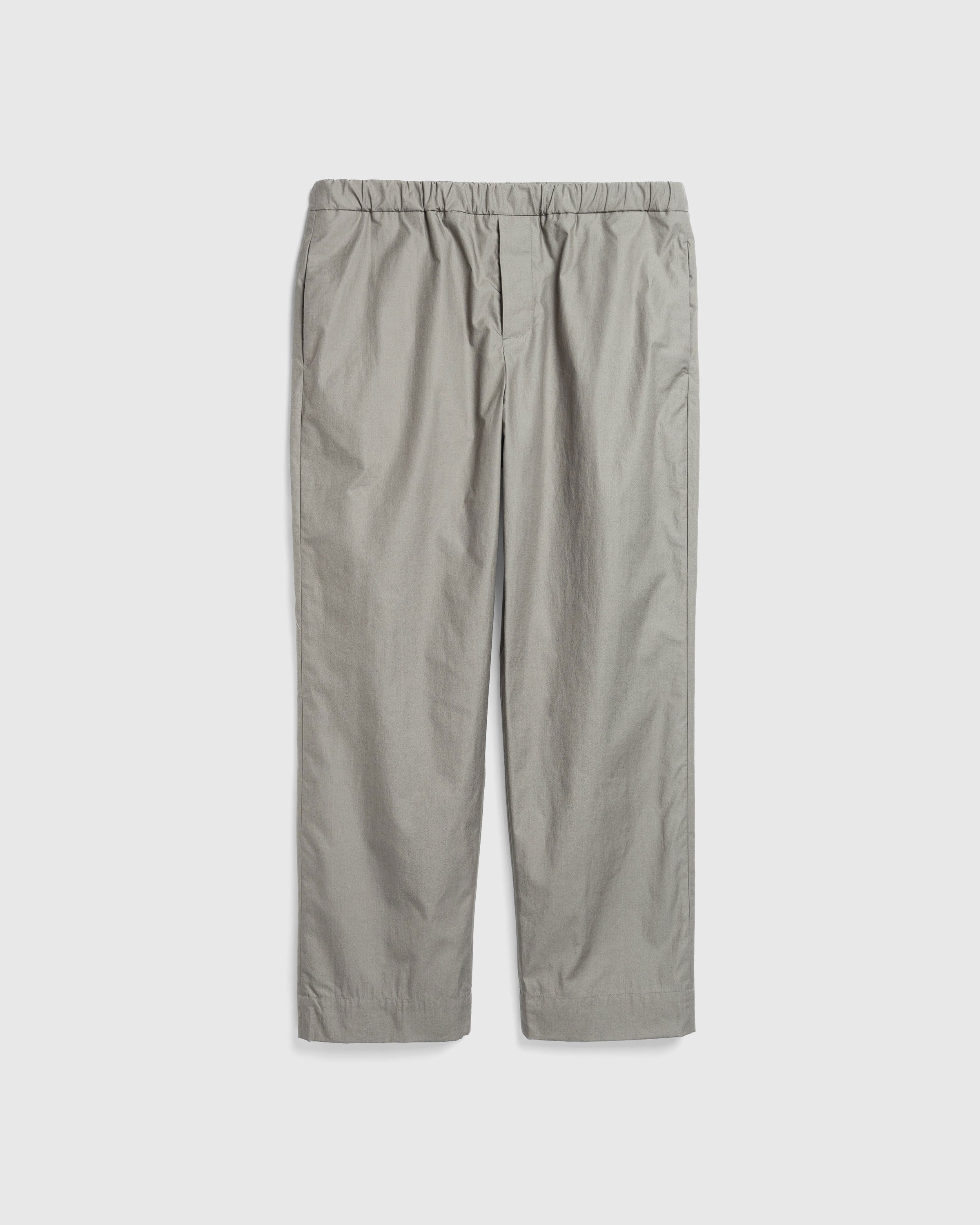 Meta Campania Collective - Ed Unlined Light Weight Cotton Drawstring Trousers Weimaraner Grey - Clothing - Grey - Image 1