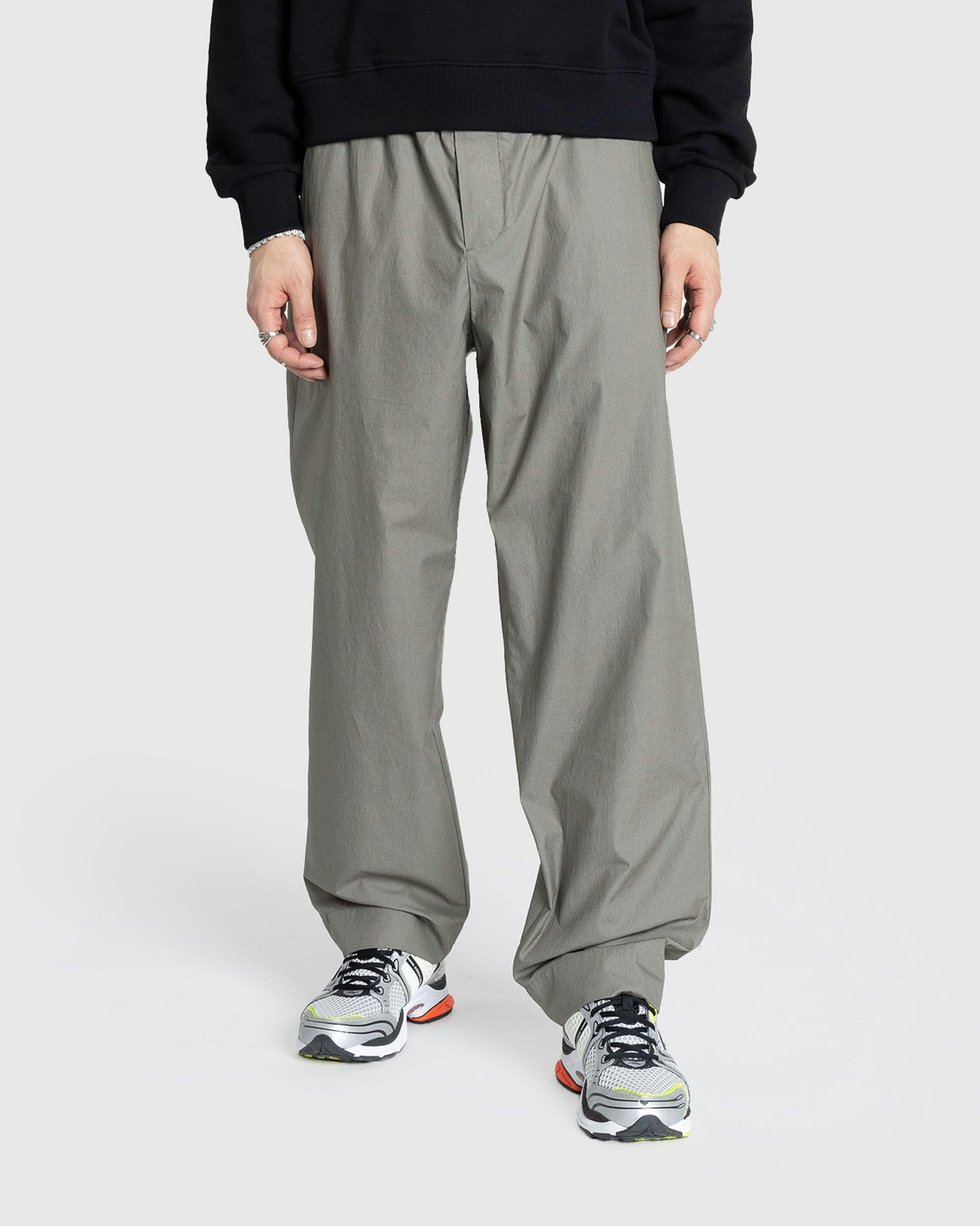 Meta Campania Collective - Ed Unlined Light Weight Cotton Drawstring Trousers Weimaraner Grey - Clothing - Grey - Image 2