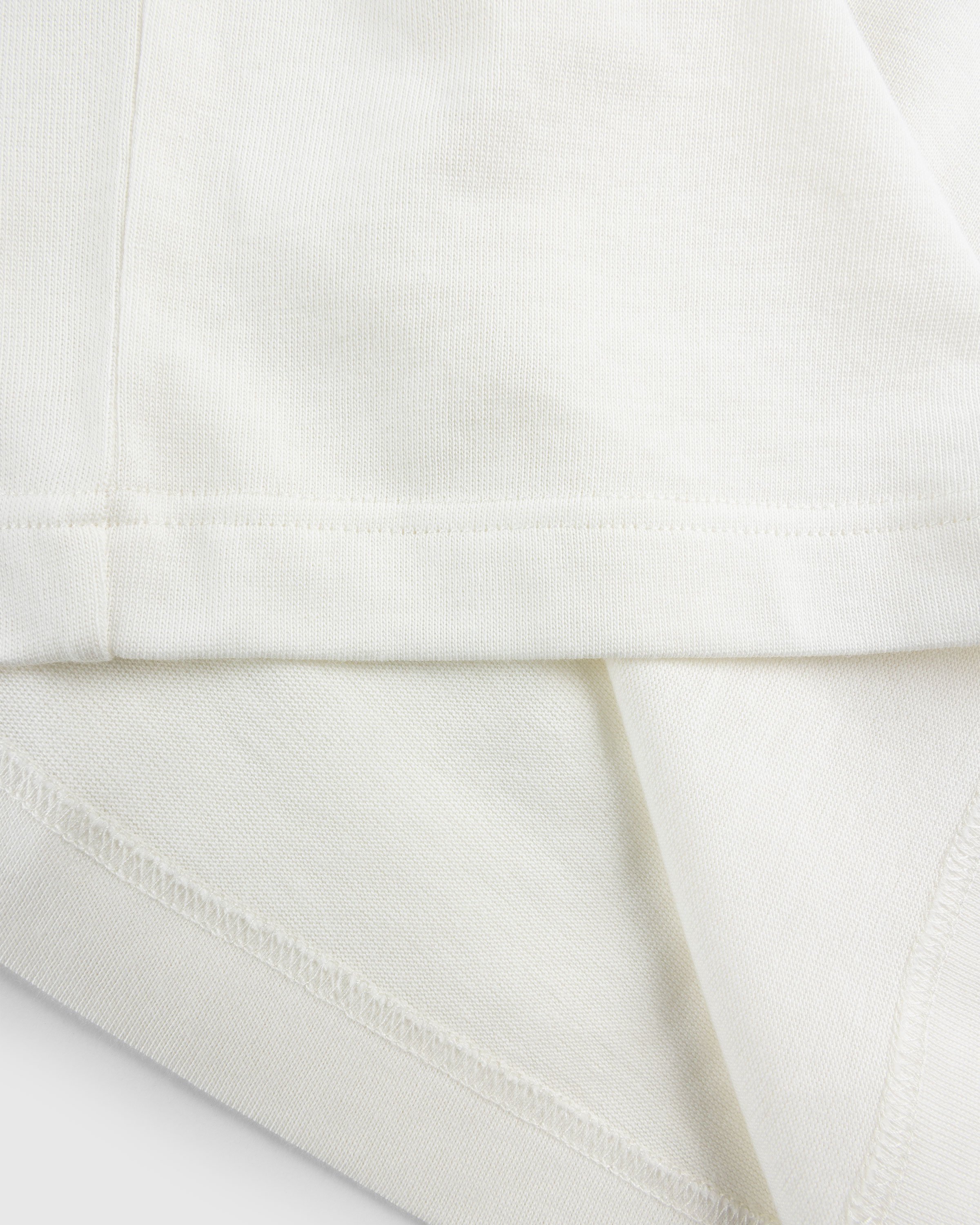 Meta Campania Collective - Nat Jersey Cotton Surfer T Shirt White - Clothing - White - Image 7