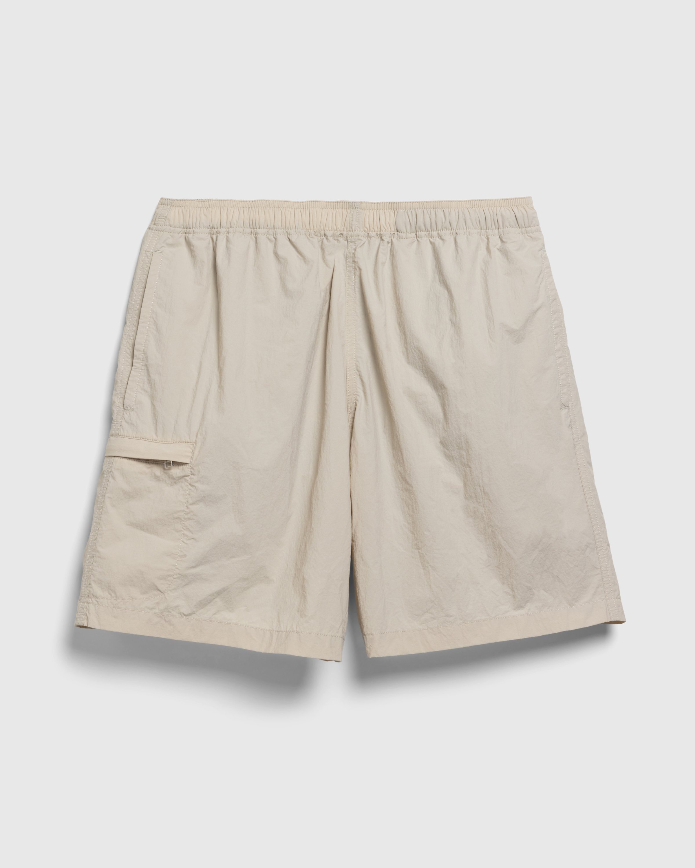 Highsnobiety HS05 - Natural Dyed Nylon Shorts Beige - Clothing - Beige - Image 1