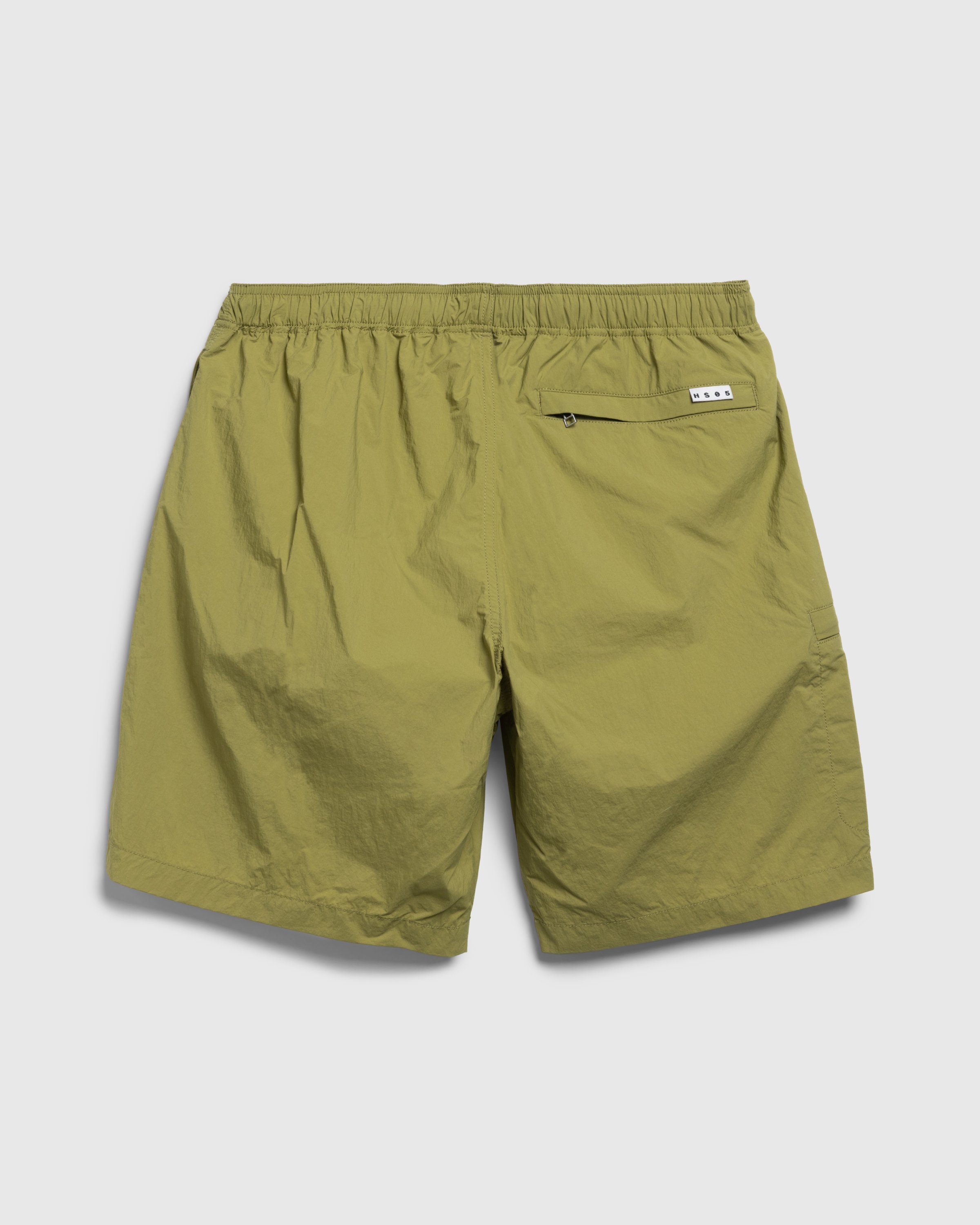 Highsnobiety HS05 - Natural Dyed Nylon Shorts - Clothing - Khaki - Image 2