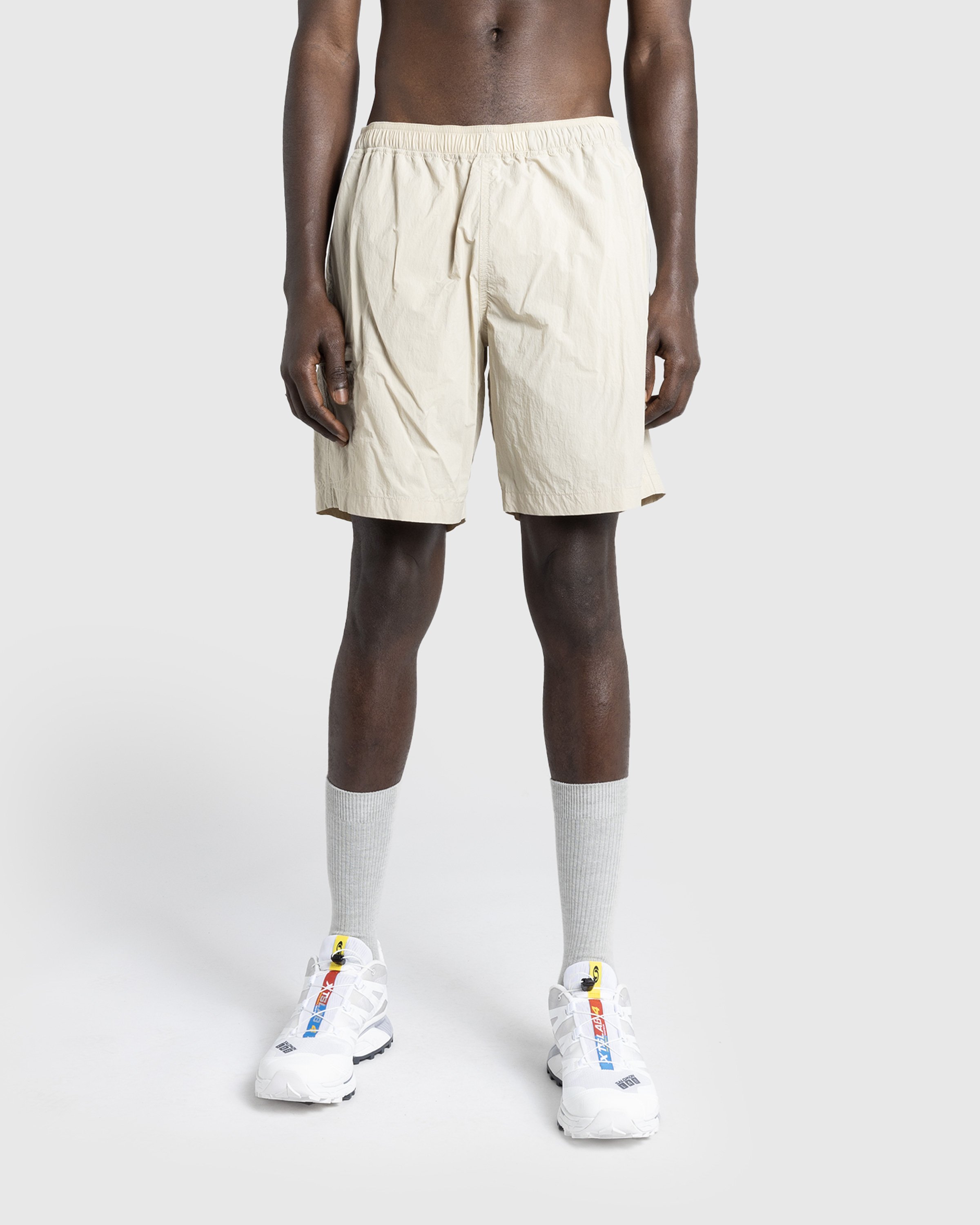 Highsnobiety HS05 - Natural Dyed Nylon Shorts Beige - Clothing - Beige - Image 3