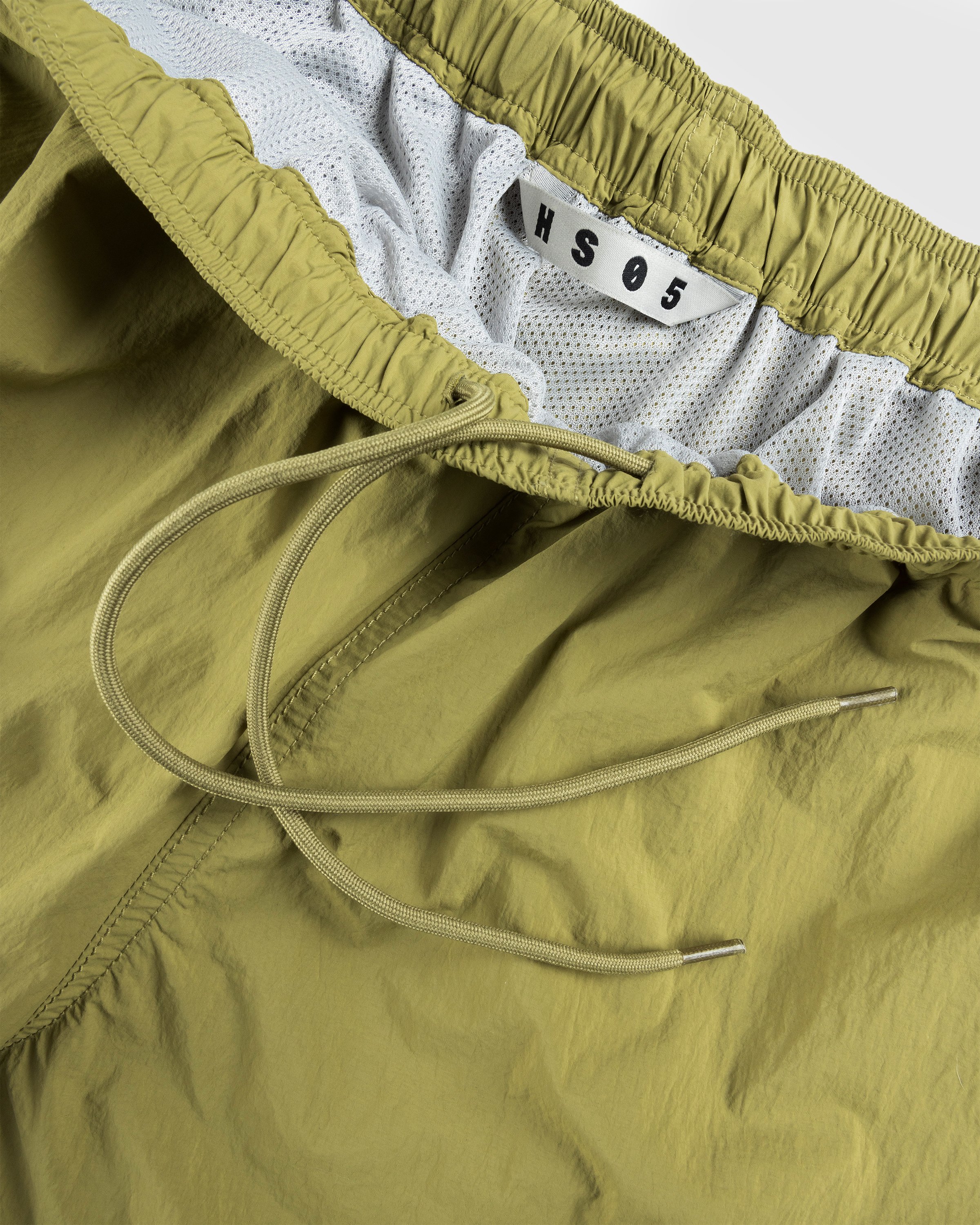 Highsnobiety HS05 - Natural Dyed Nylon Shorts - Clothing - Khaki - Image 5