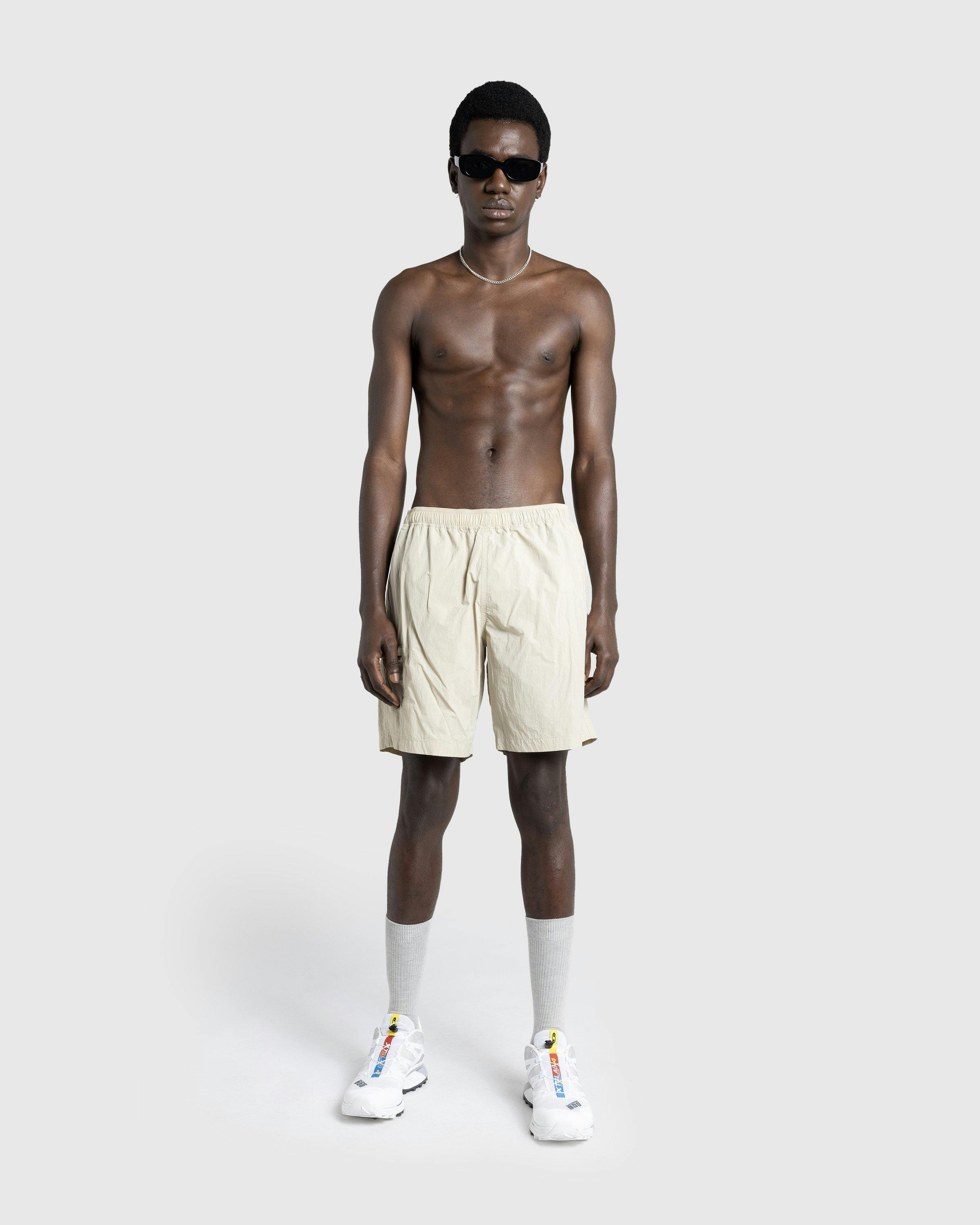 Highsnobiety HS05 - Natural Dyed Nylon Shorts Beige - Clothing - Beige - Image 4