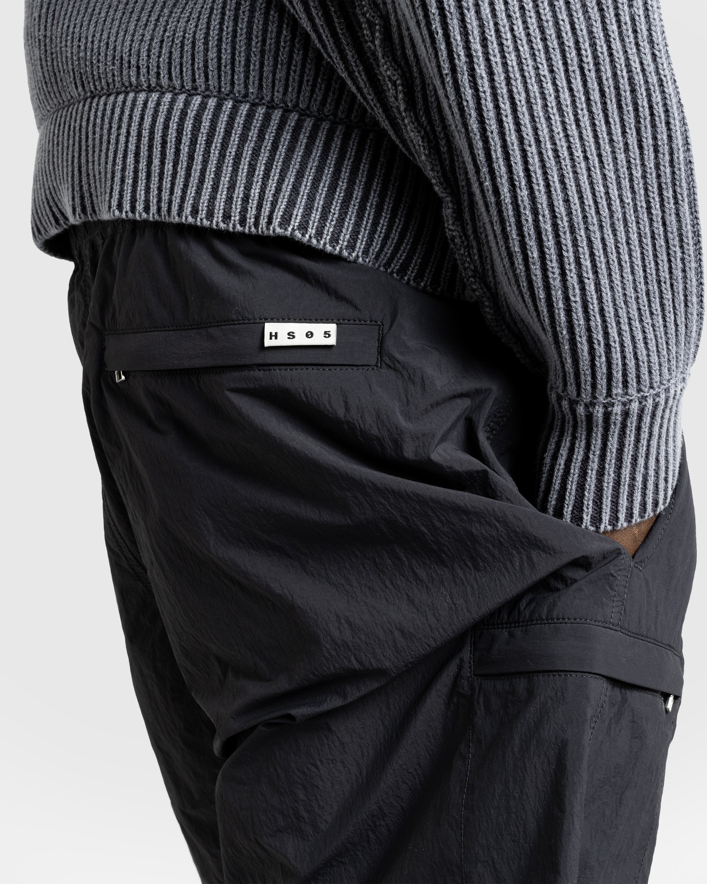 Highsnobiety HS05 - Natural Dyed Nylon Shorts Black - Clothing - Black - Image 6