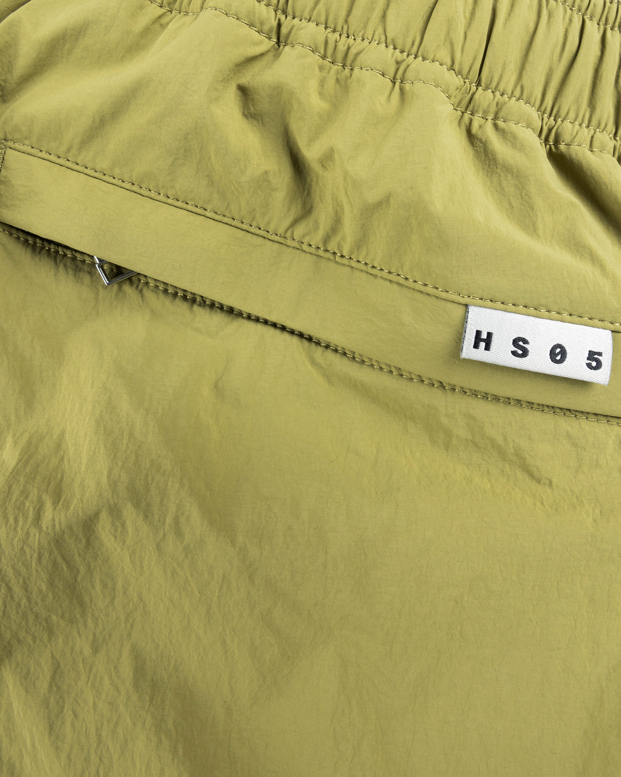 Highsnobiety HS05 - Natural Dyed Nylon Shorts - Clothing - Khaki - Image 6