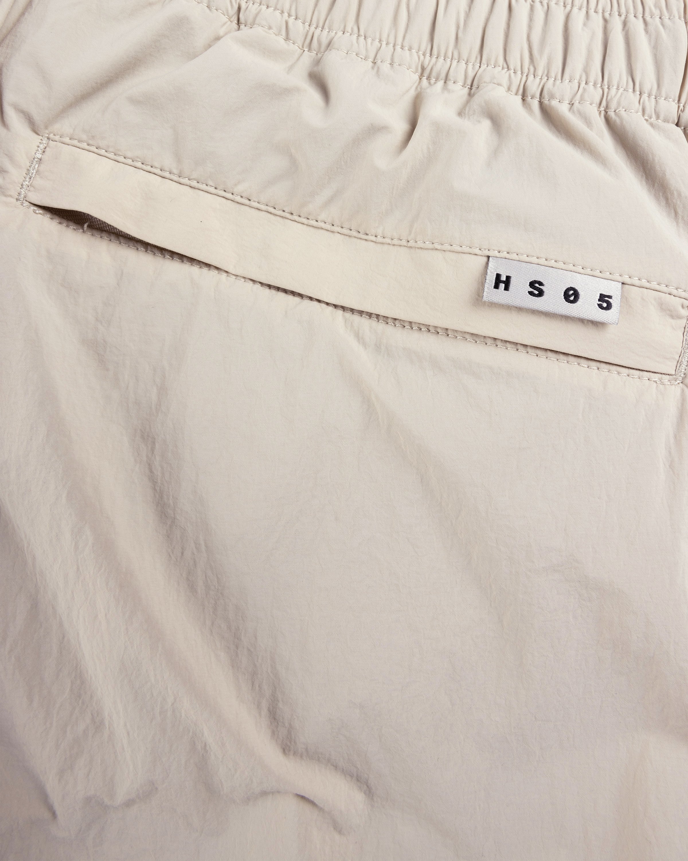 Highsnobiety HS05 - Natural Dyed Nylon Shorts Beige - Clothing - Beige - Image 8