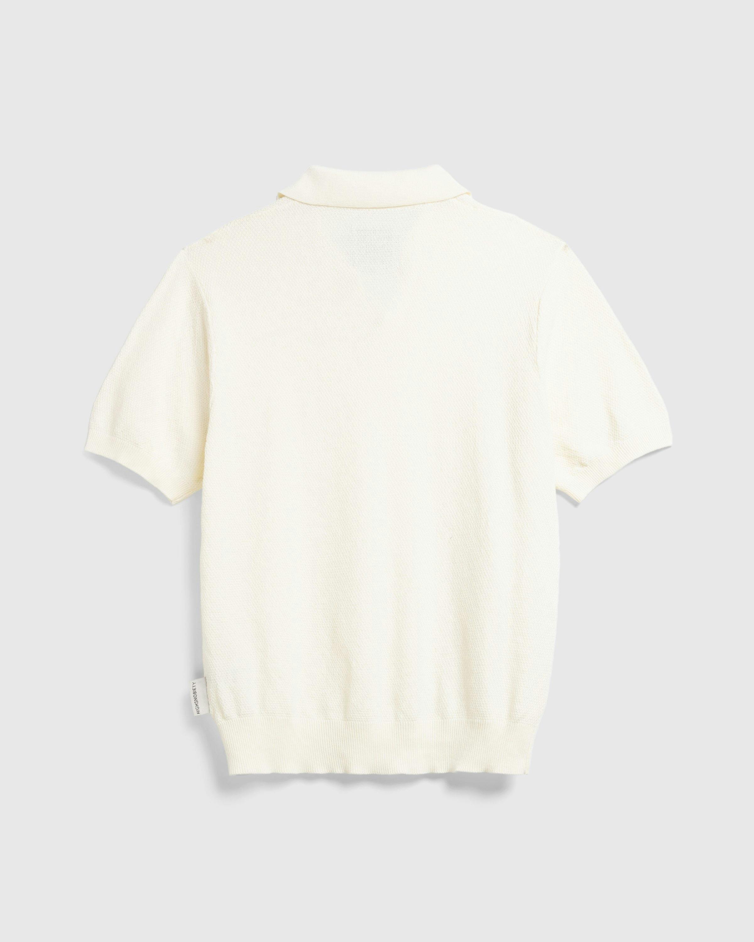 Highsnobiety HS05 - Light Knit Polo - Clothing - Eggshell - Image 2