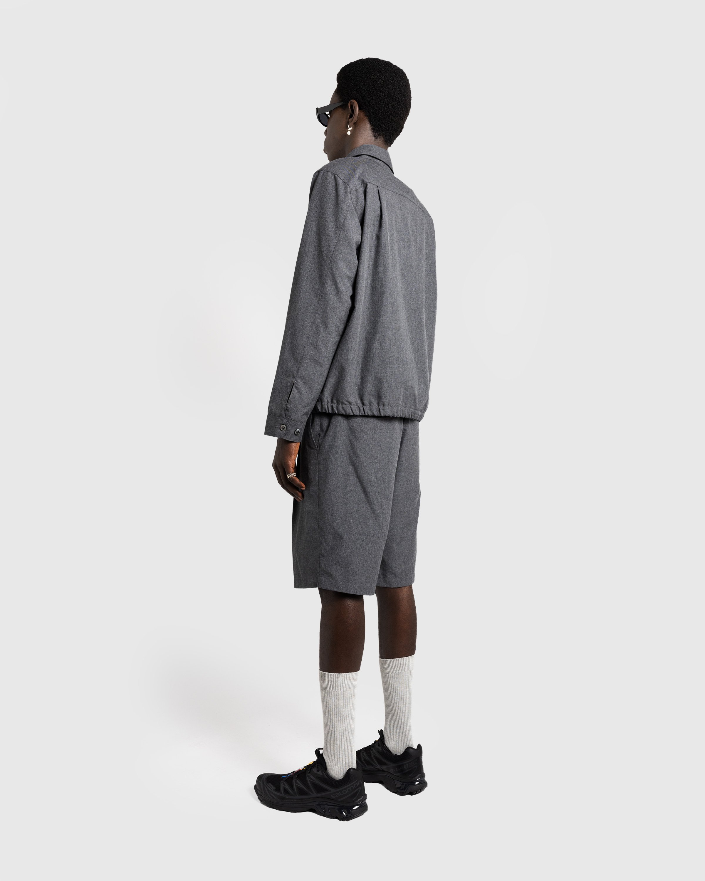 Highsnobiety HS05 - Tropical Suiting Shorts - Clothing - Grey - Image 6