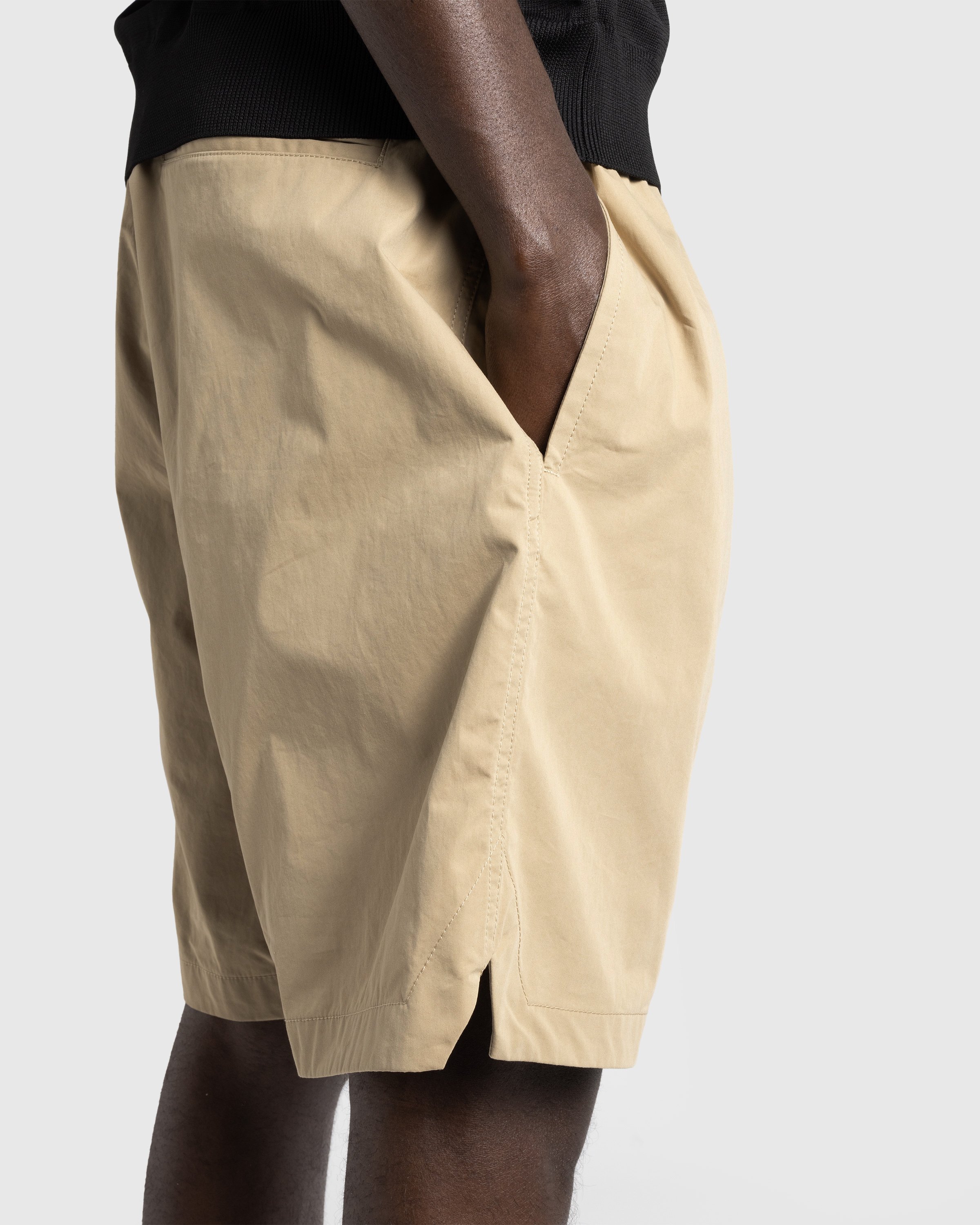 Highsnobiety HS05 - Weather Cloth Nylon Shorts - Clothing - Beige - Image 9