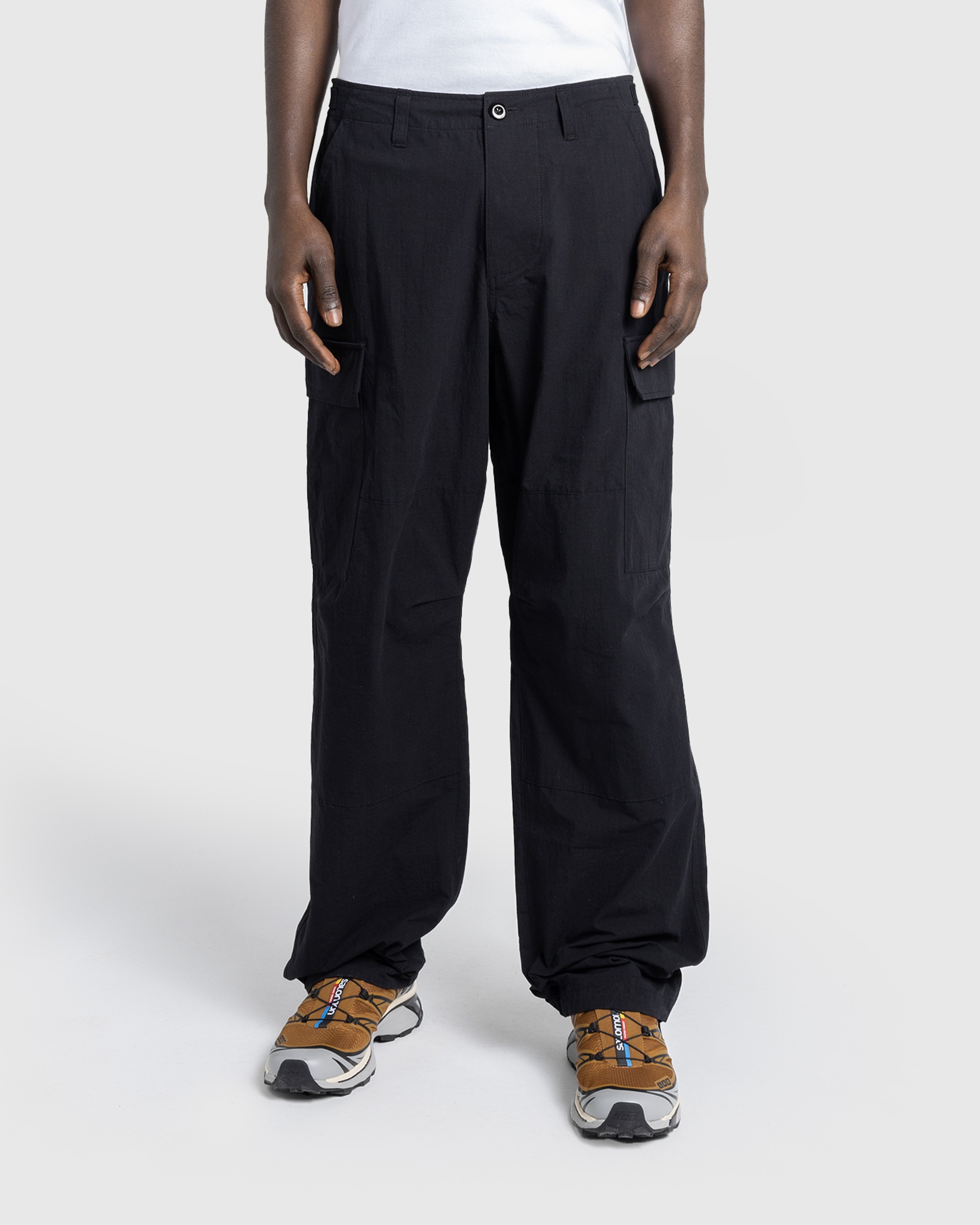 Highsnobiety HS05 - Nylon Cotton Cargo Pants Black - Clothing - Black - Image 3