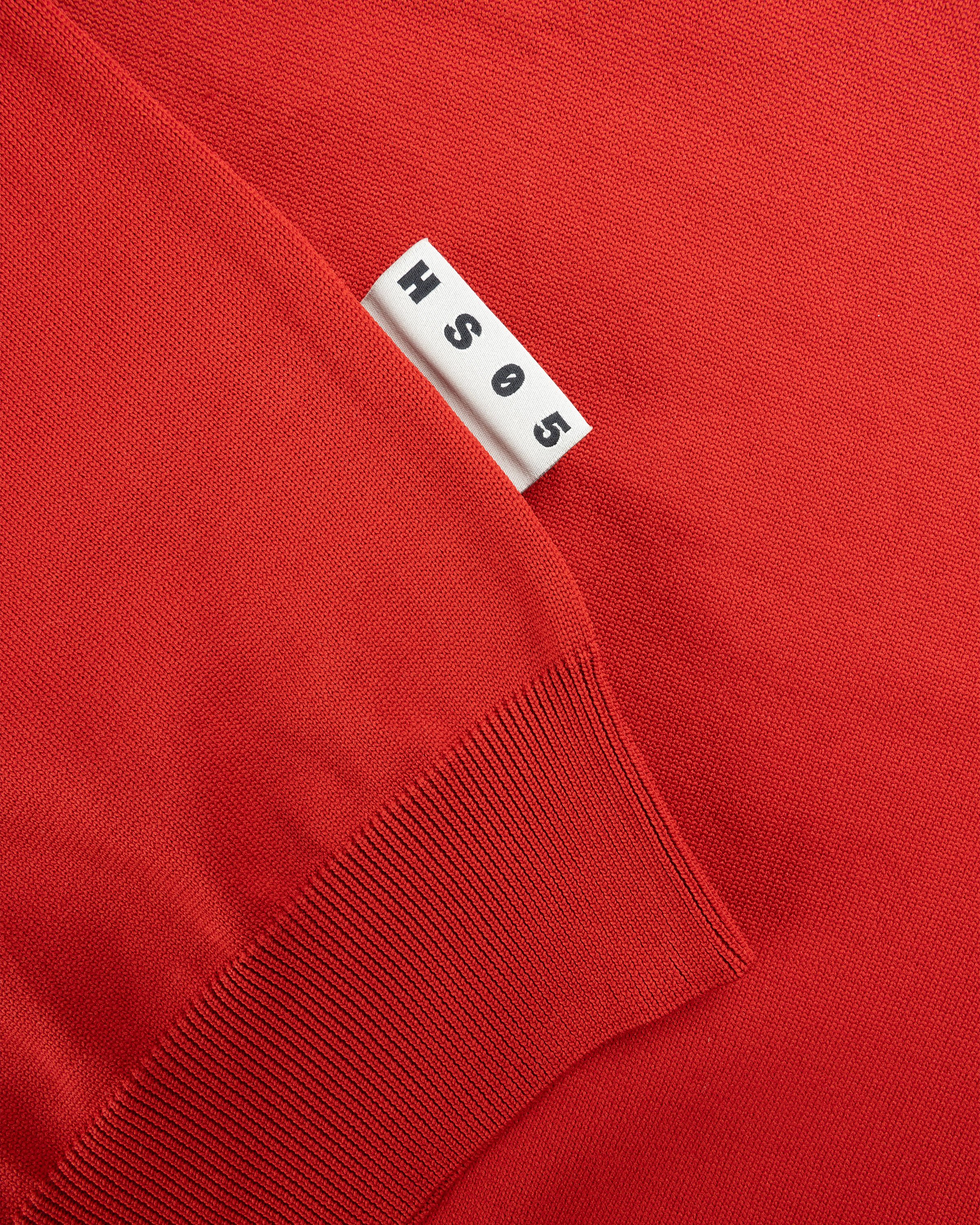 Highsnobiety HS05 - Poly SS Knit Polo Ruby Red - Clothing - Ruby Red - Image 7