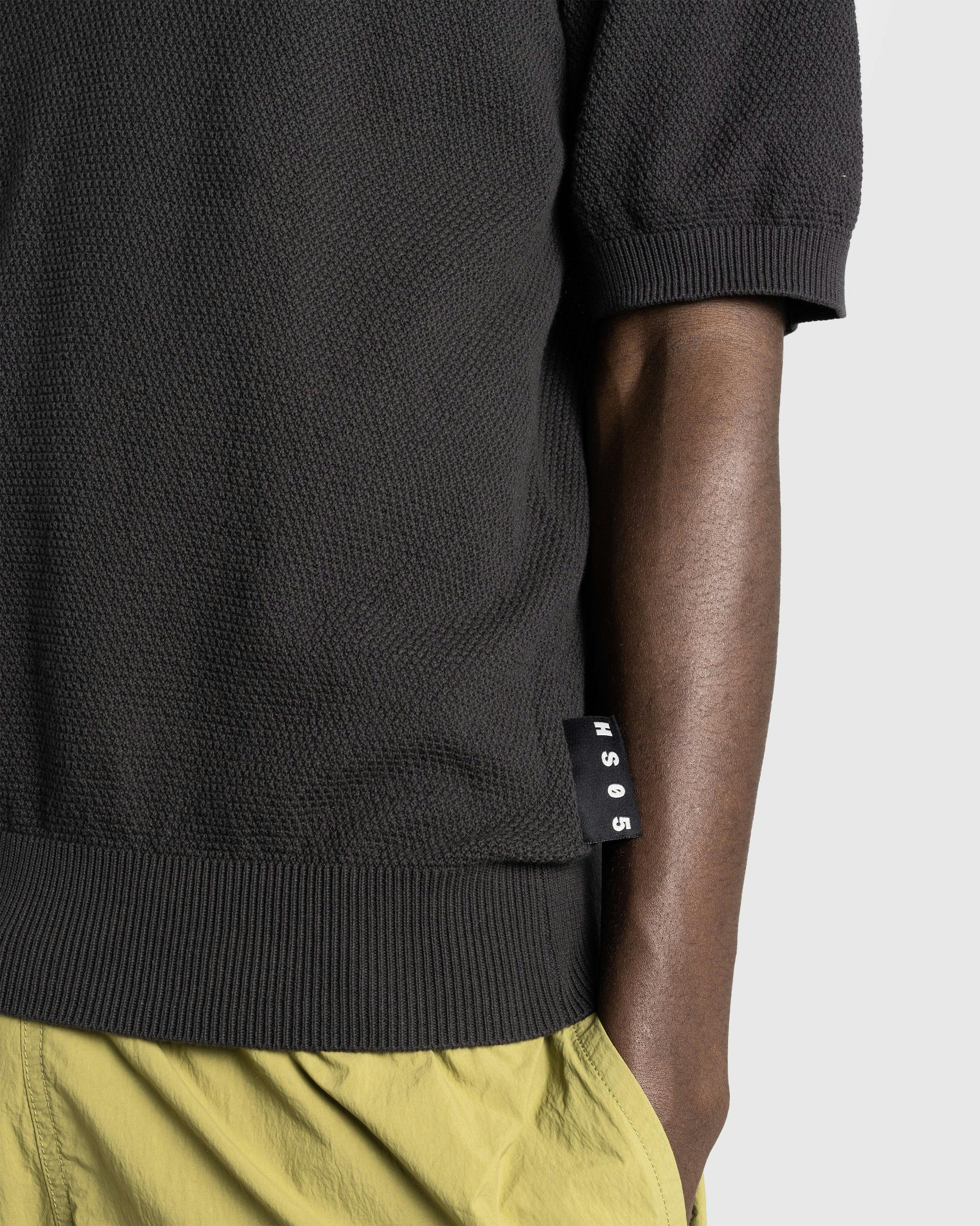 Highsnobiety HS05 - Light Knit Polo Black - Clothing - Black - Image 6