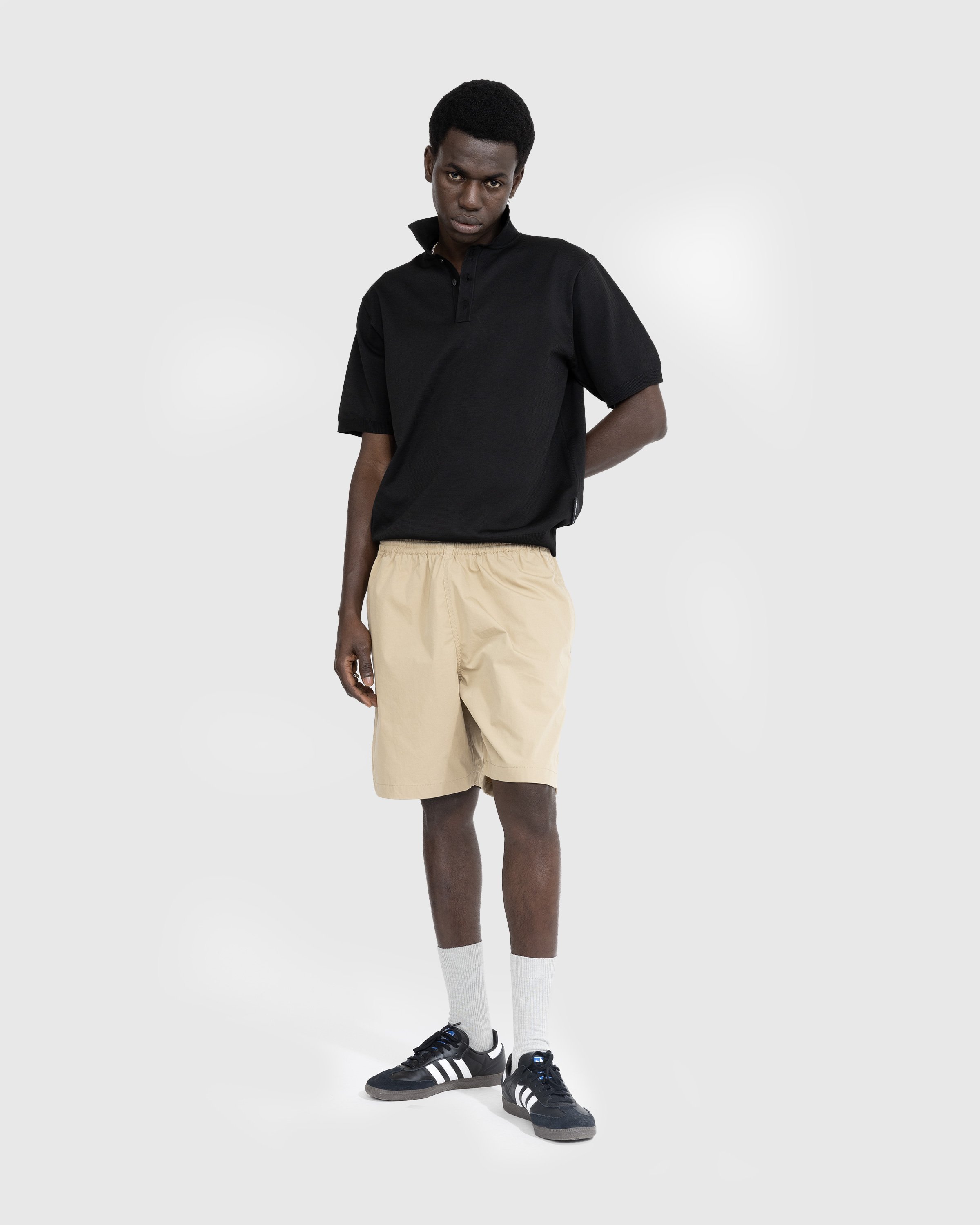 Highsnobiety HS05 - Poly SS Knit Polo - Clothing - Black - Image 6