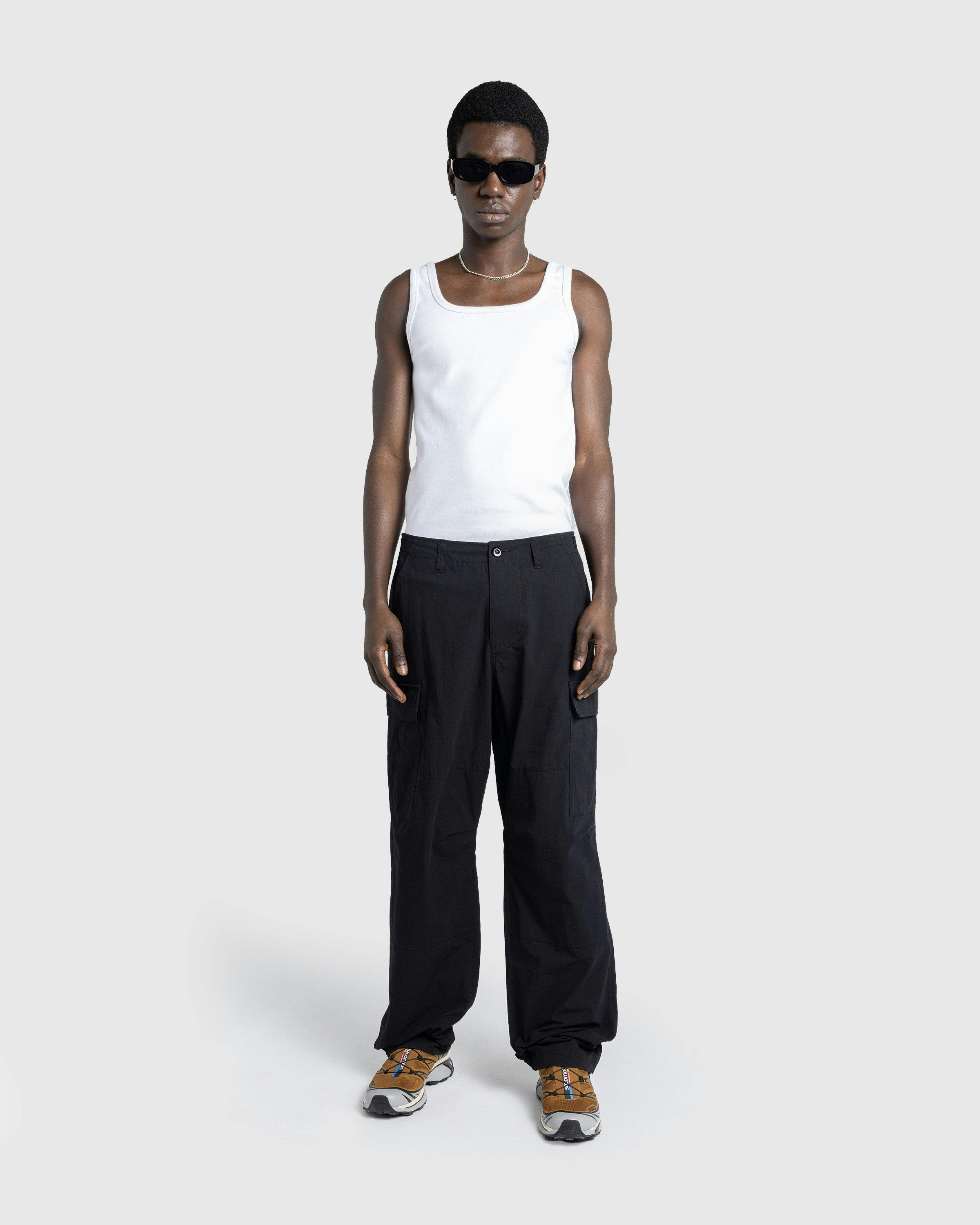 Highsnobiety HS05 - Nylon Cotton Cargo Pants Black - Clothing - Black - Image 4