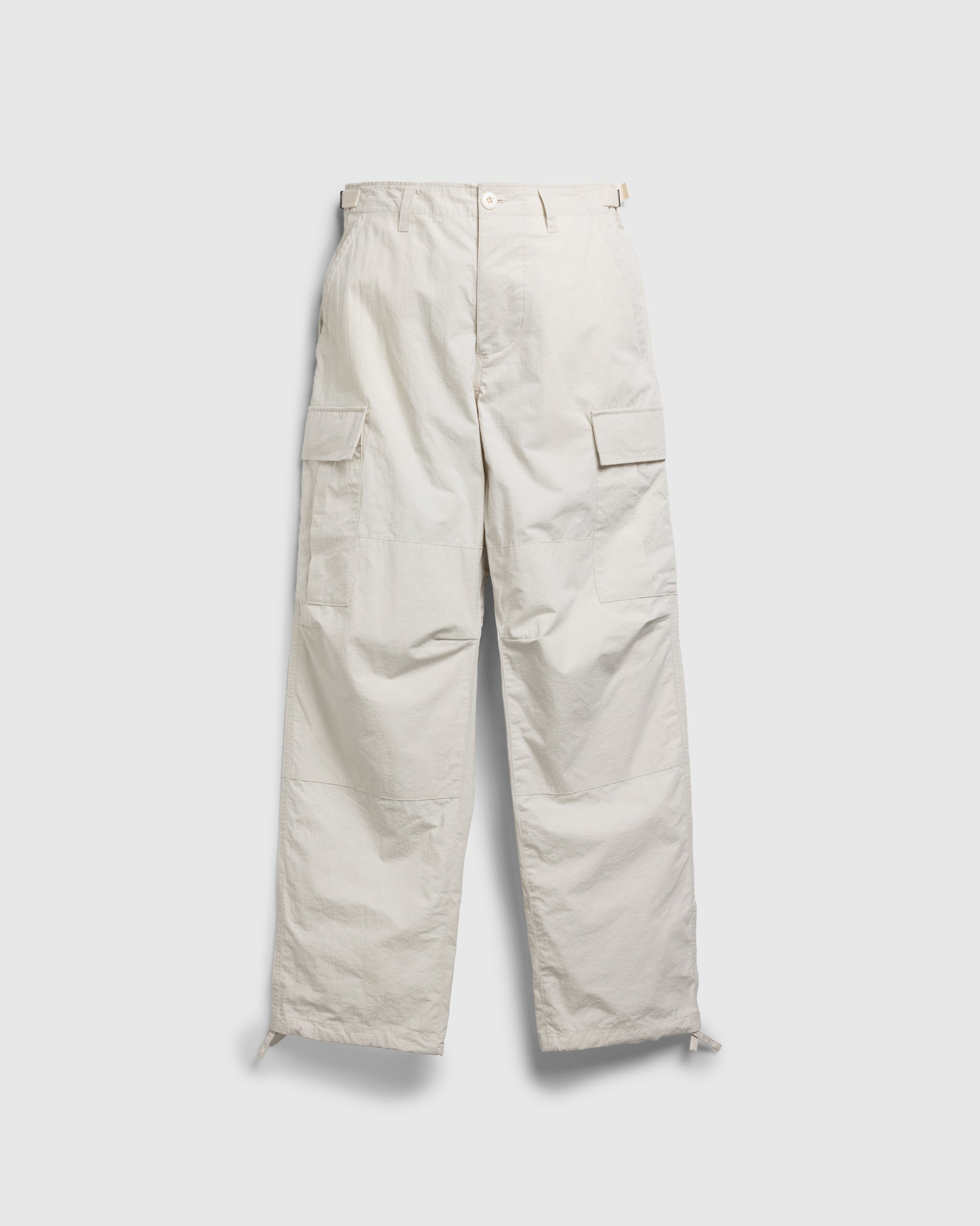 Highsnobiety HS05 - Nylon Cotton Cargo Pants - Clothing - Off White - Image 1