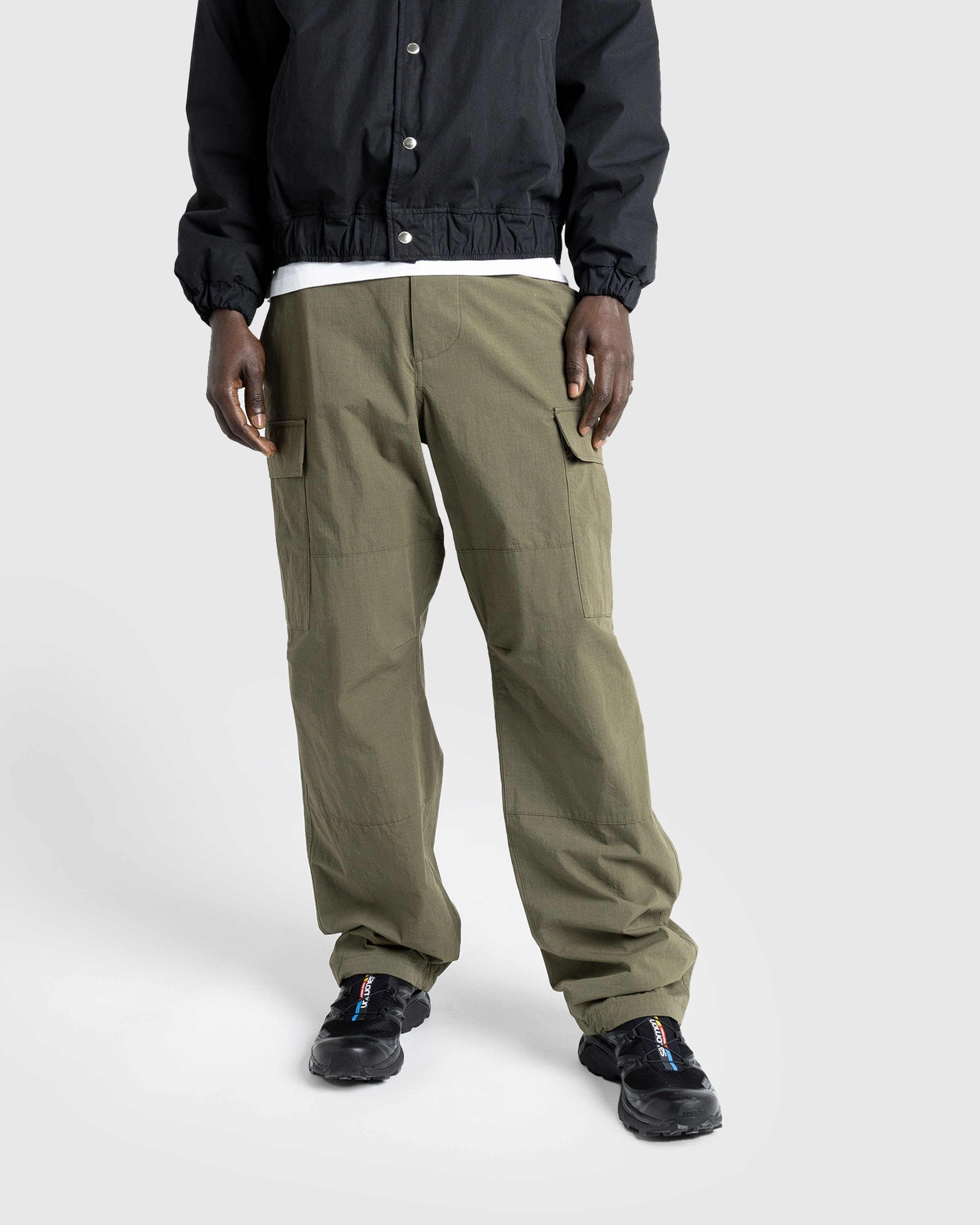 Highsnobiety HS05 - Nylon Cotton Cargo Pants Khaki - Clothing - Khaki - Image 3