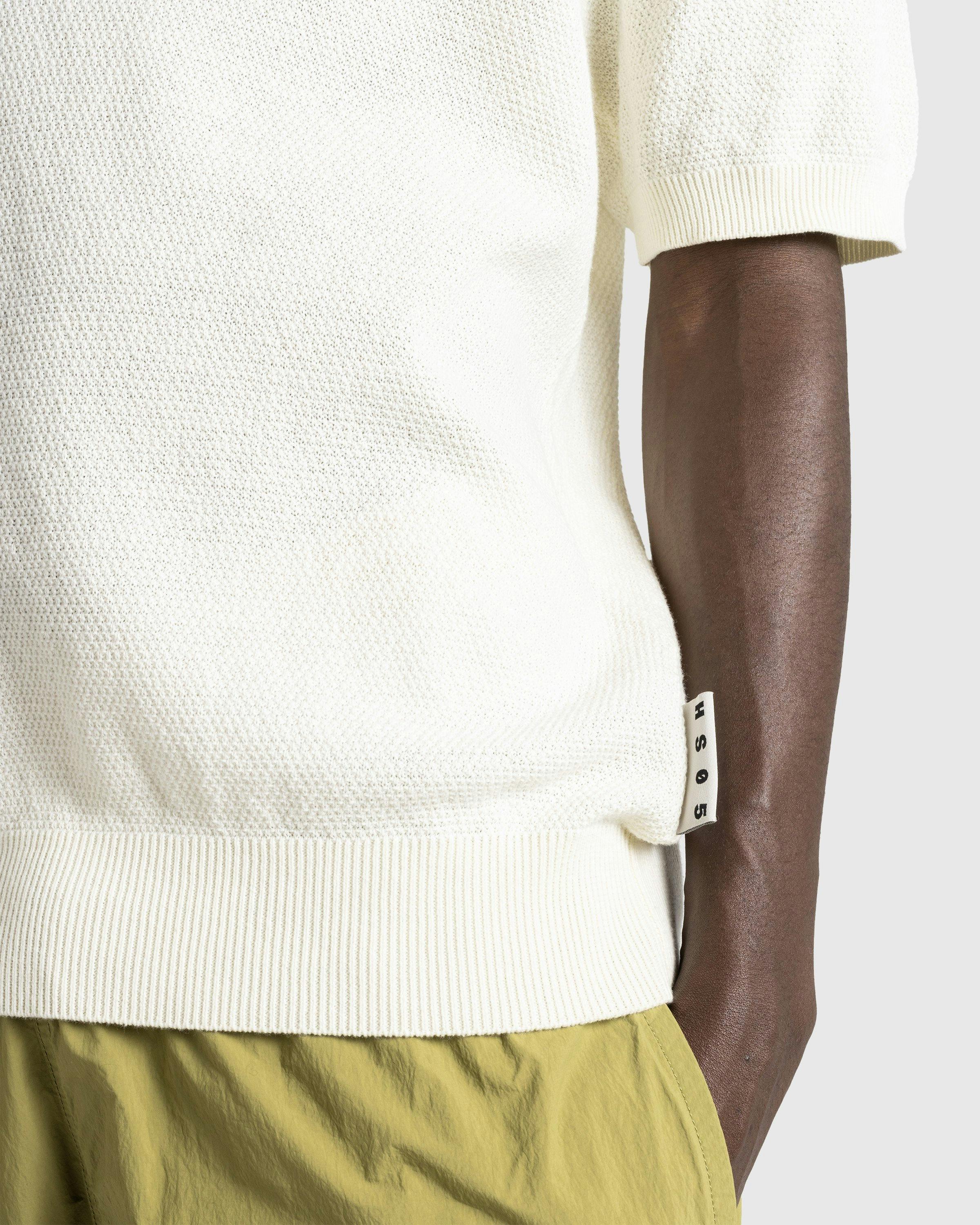 Highsnobiety HS05 - Light Knit Polo - Clothing - Eggshell - Image 7