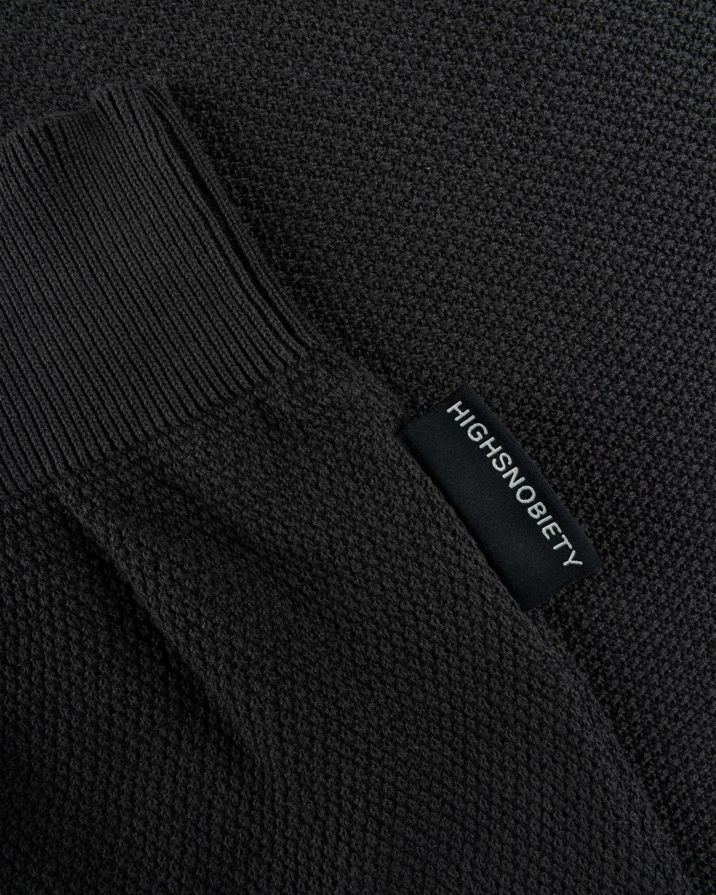 Highsnobiety HS05 - Light Knit Polo Black - Clothing - Black - Image 8