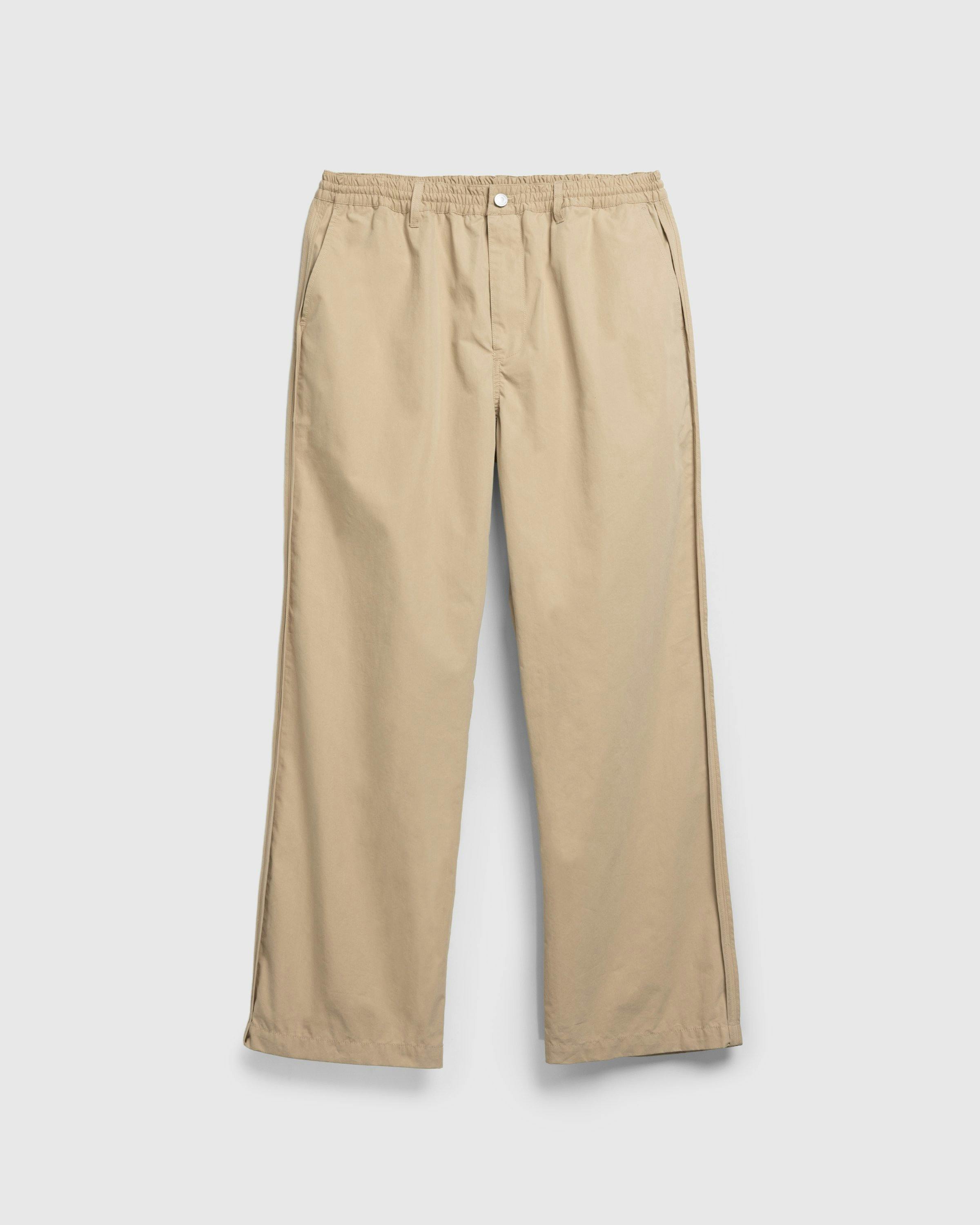 Highsnobiety HS05 - Nylon Reverse Piping Elastic Trouser - Clothing - Beige - Image 1