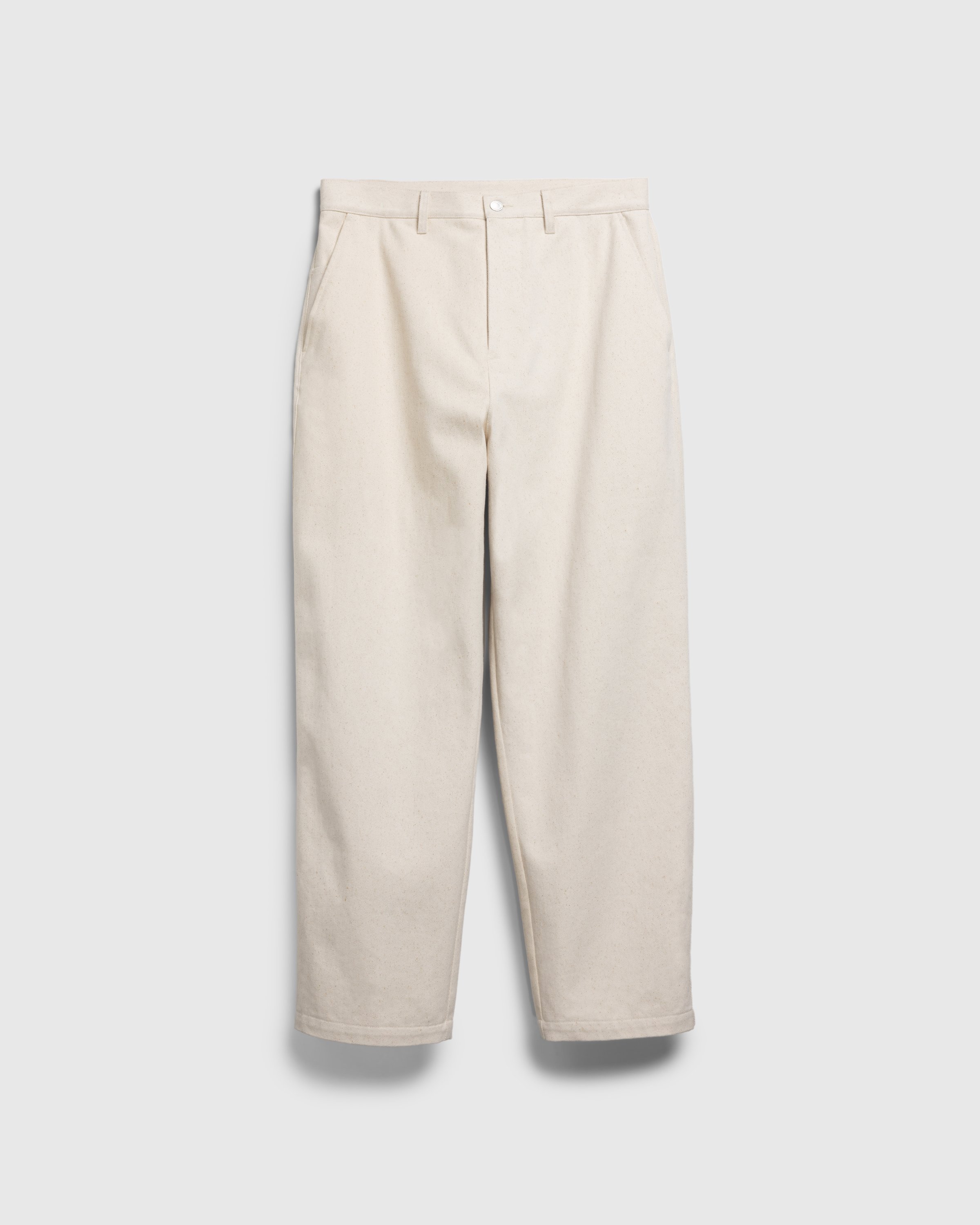 Highsnobiety HS05 - Cotton Pleated Trouser - Clothing - Ivory - Image 1