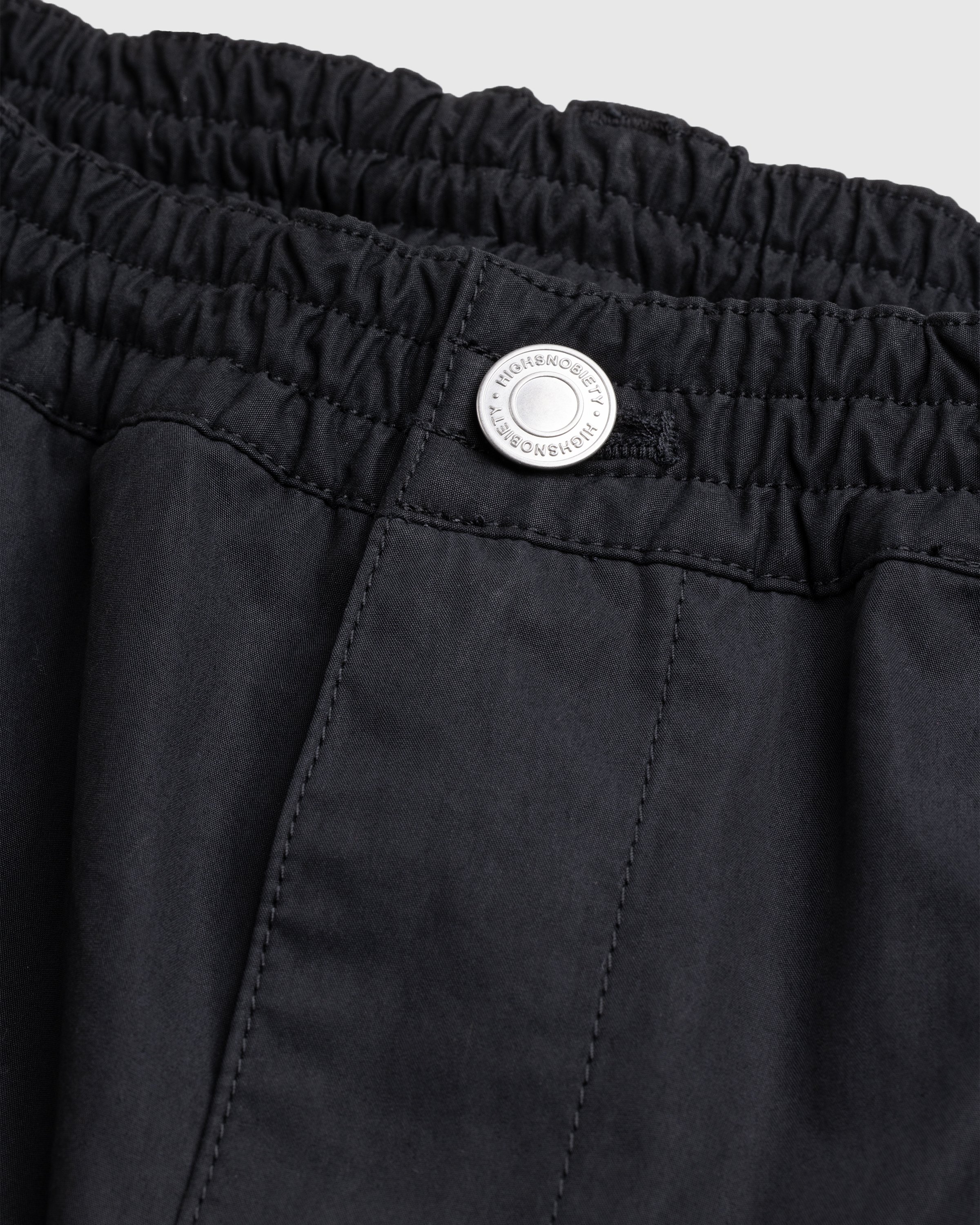 Highsnobiety HS05 - Nylon Reverse Piping Elastic Trouser Black - Clothing - Black - Image 7