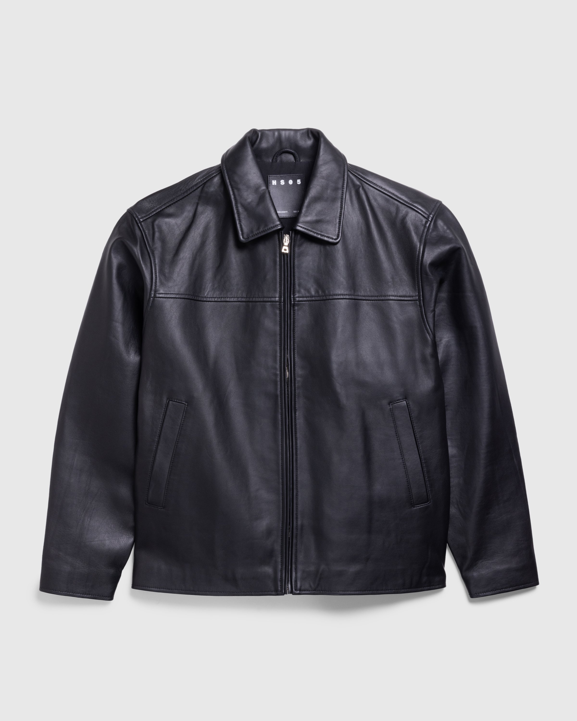 Highsnobiety HS05 - Leather Jacket Black - Clothing - Black - Image 1
