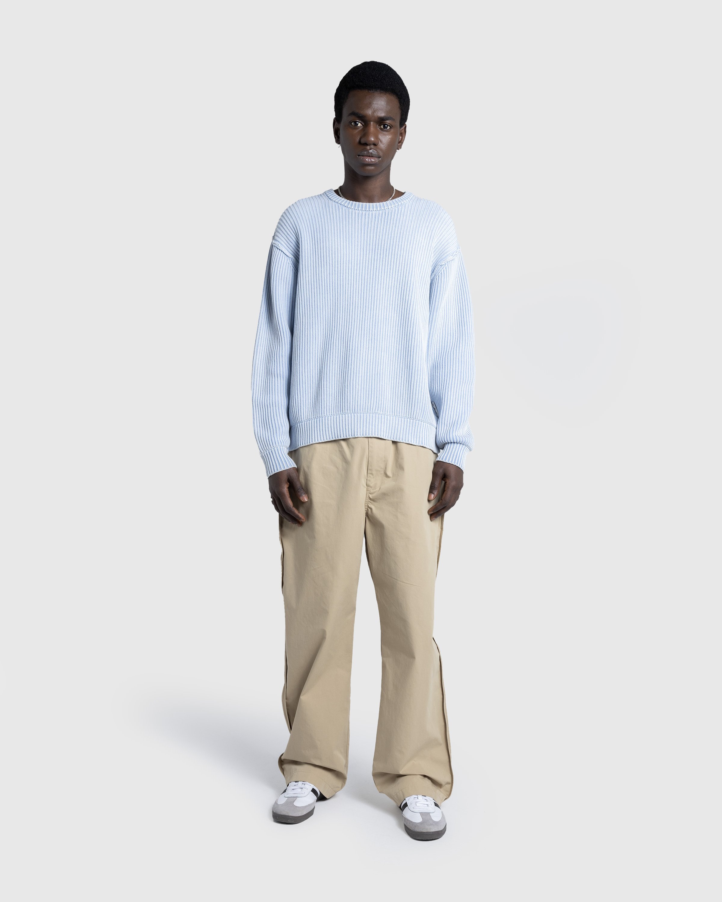 Highsnobiety HS05 - Pigment Dyed Sweater Light Blue - Clothing - Light Blue - Image 4