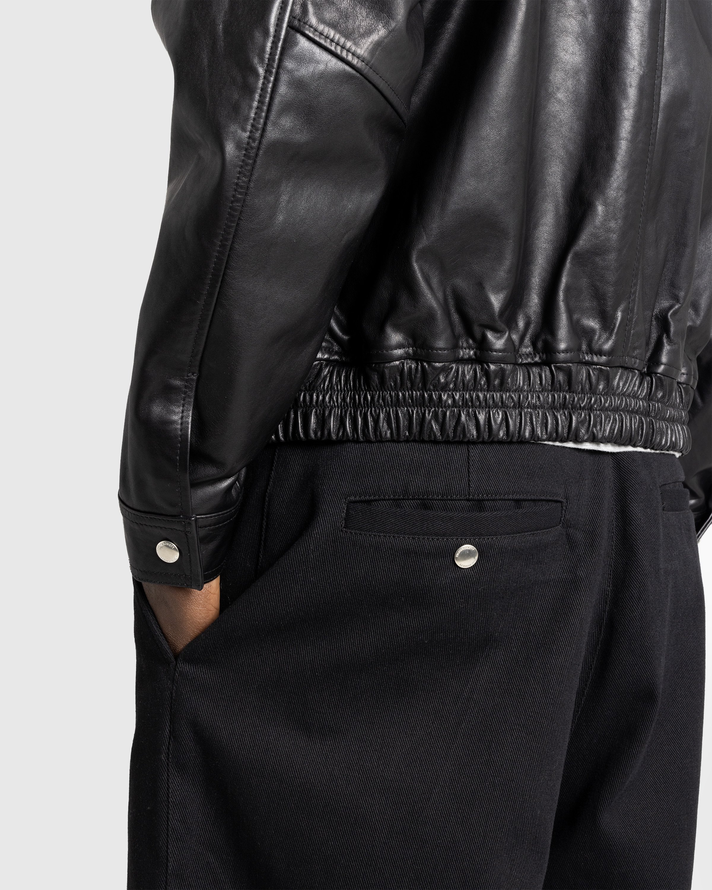 Highsnobiety HS05 - Cotton Pleated Trouser Black - Clothing - Black - Image 7
