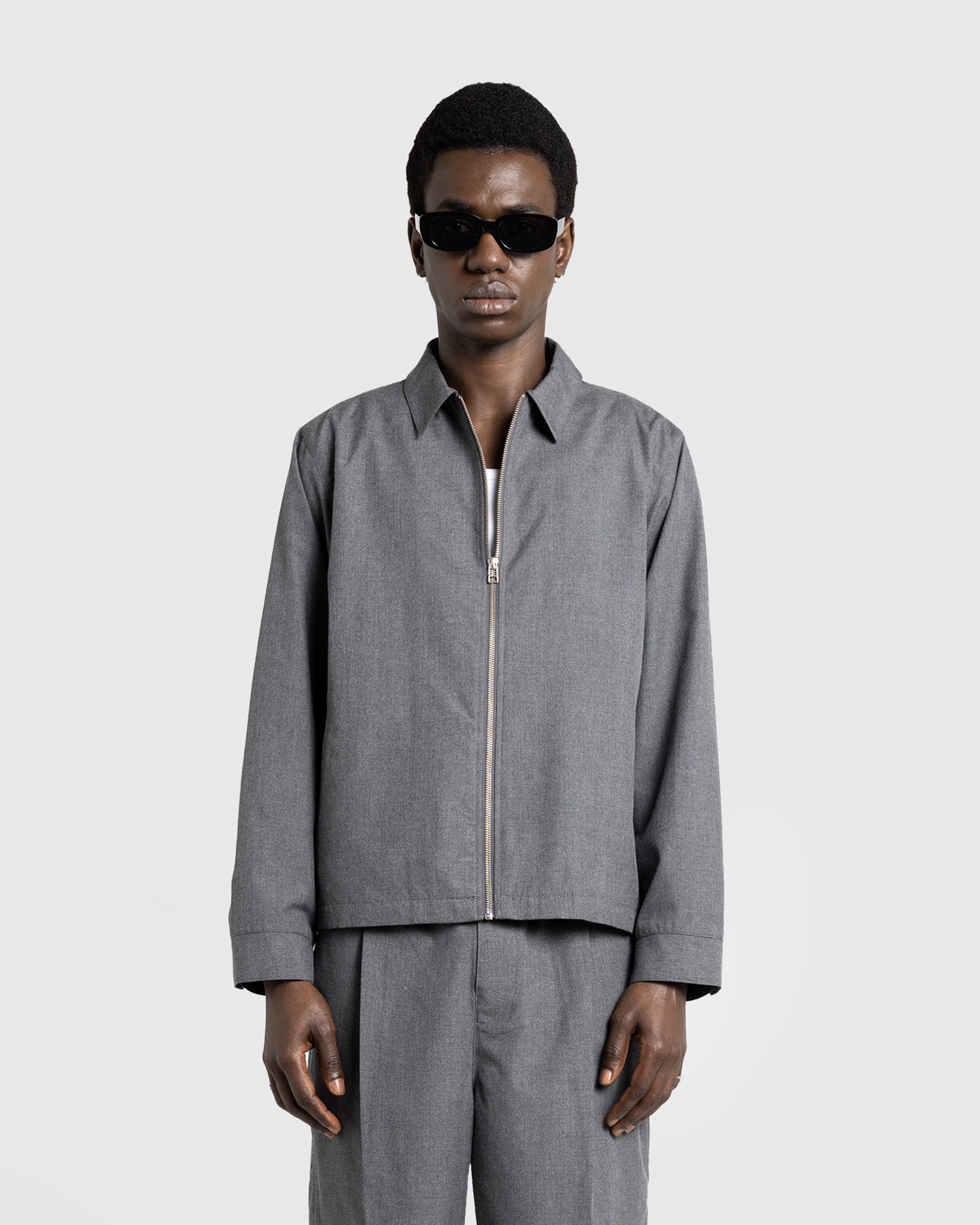 Highsnobiety HS05 - Tropical Suiting Jacket - Clothing - Grey - Image 3