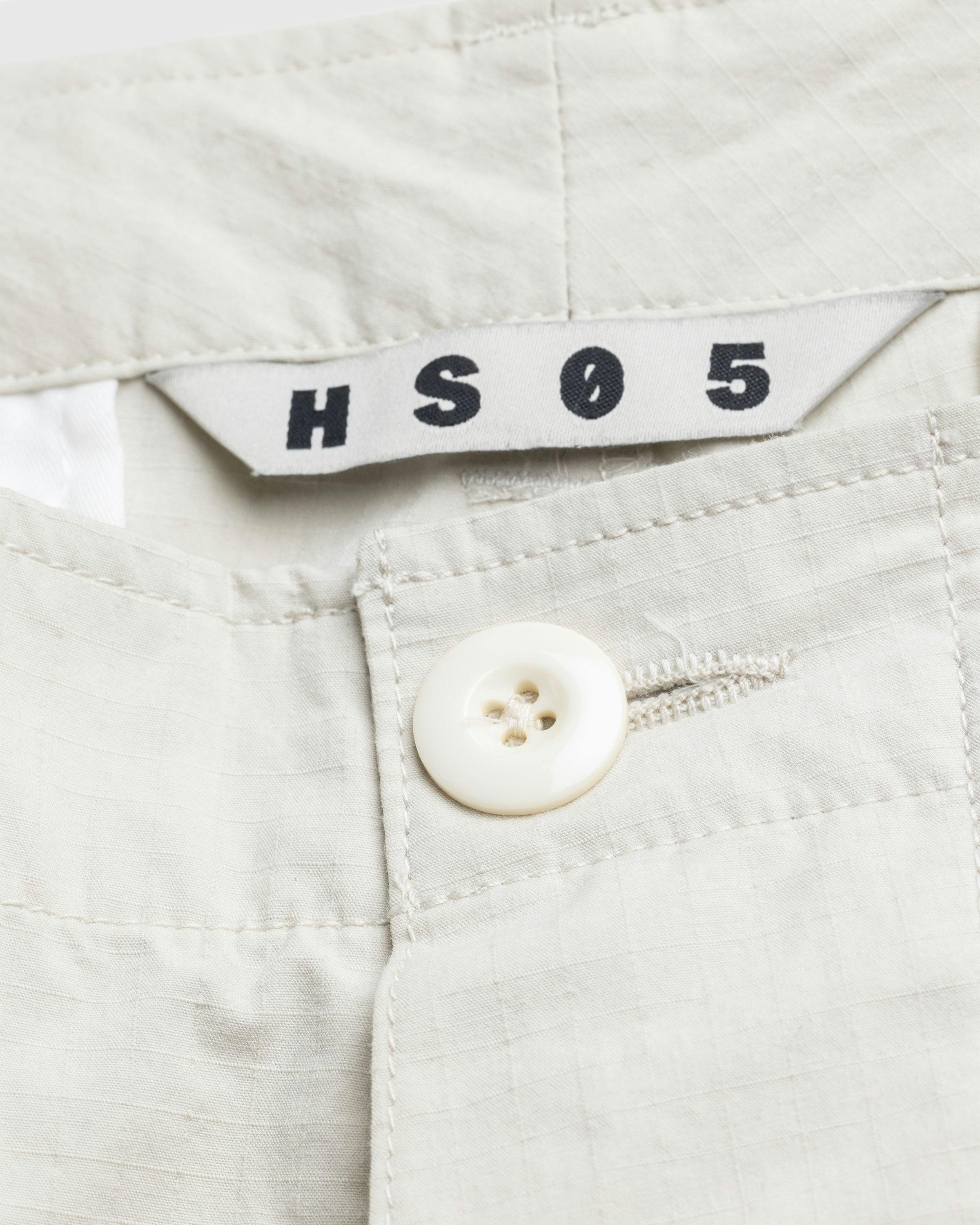 Highsnobiety HS05 - Nylon Cotton Cargo Pants - Clothing - Off White - Image 8