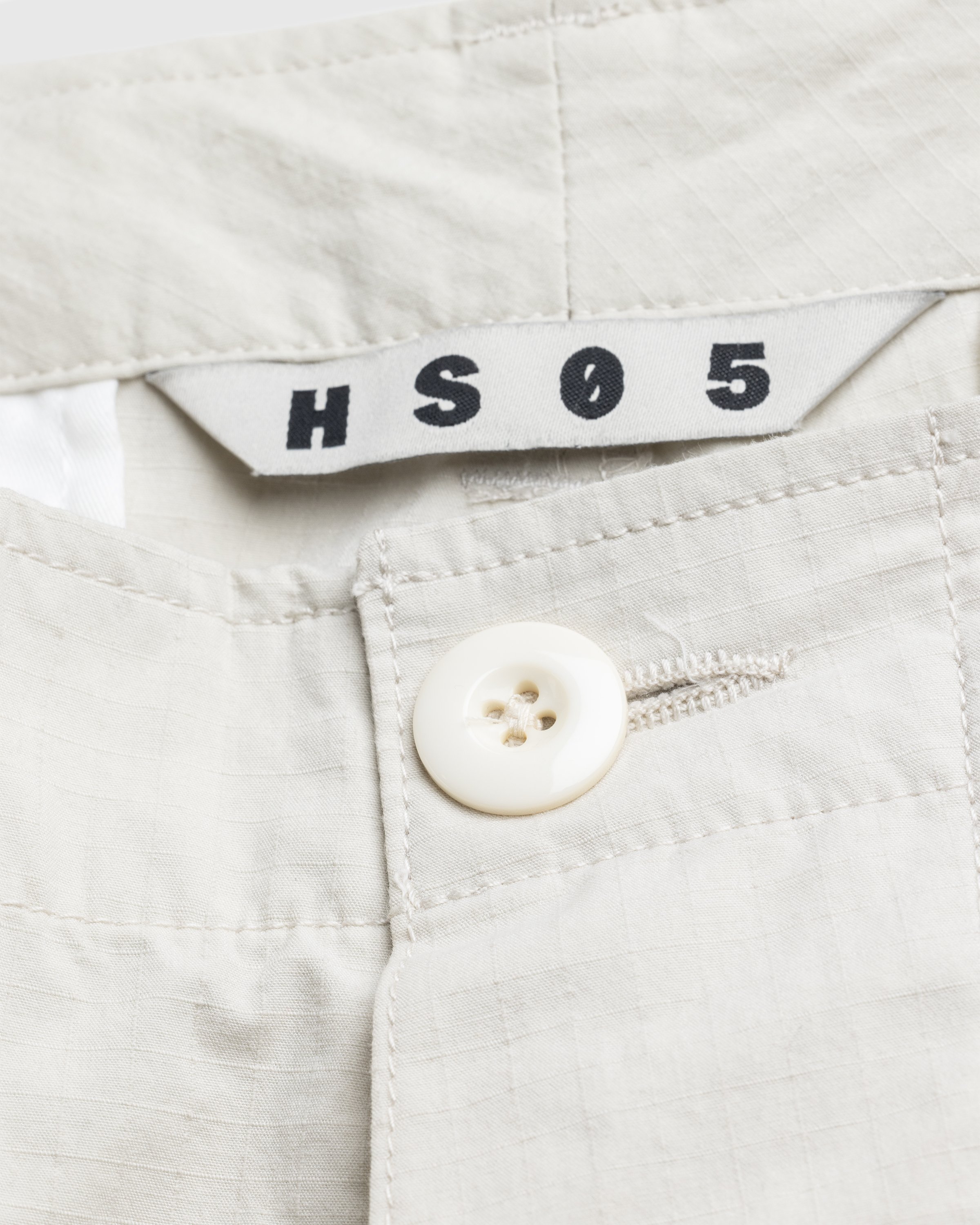 Highsnobiety HS05 - Nylon Cotton Cargo Pants - Clothing - Off White - Image 8