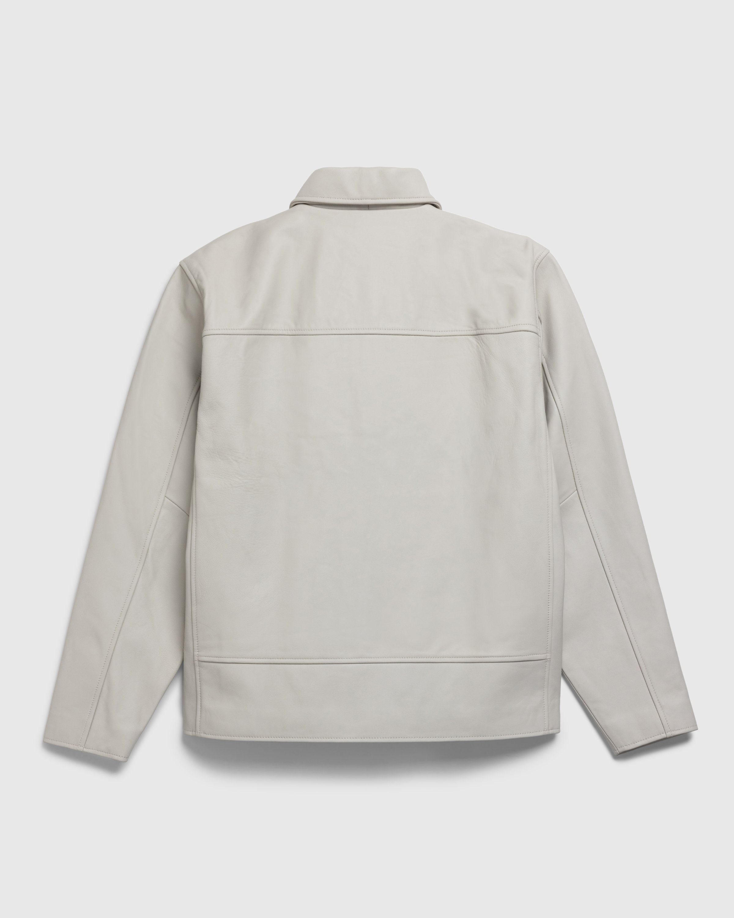 Highsnobiety HS05 - Leather Jacket - Clothing - Light Grey - Image 2