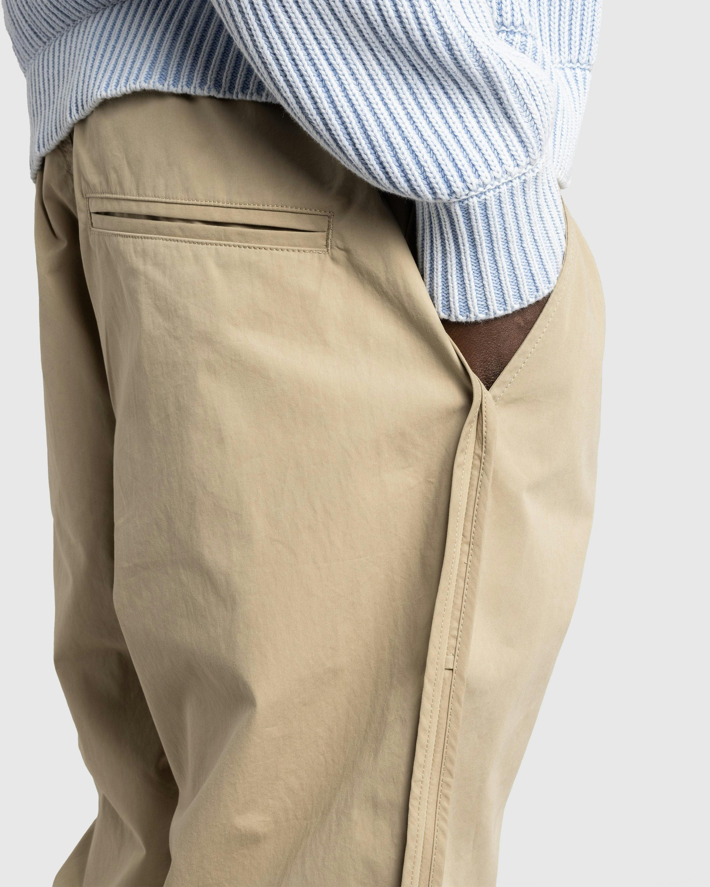 Highsnobiety HS05 - Nylon Reverse Piping Elastic Trouser - Clothing - Beige - Image 7