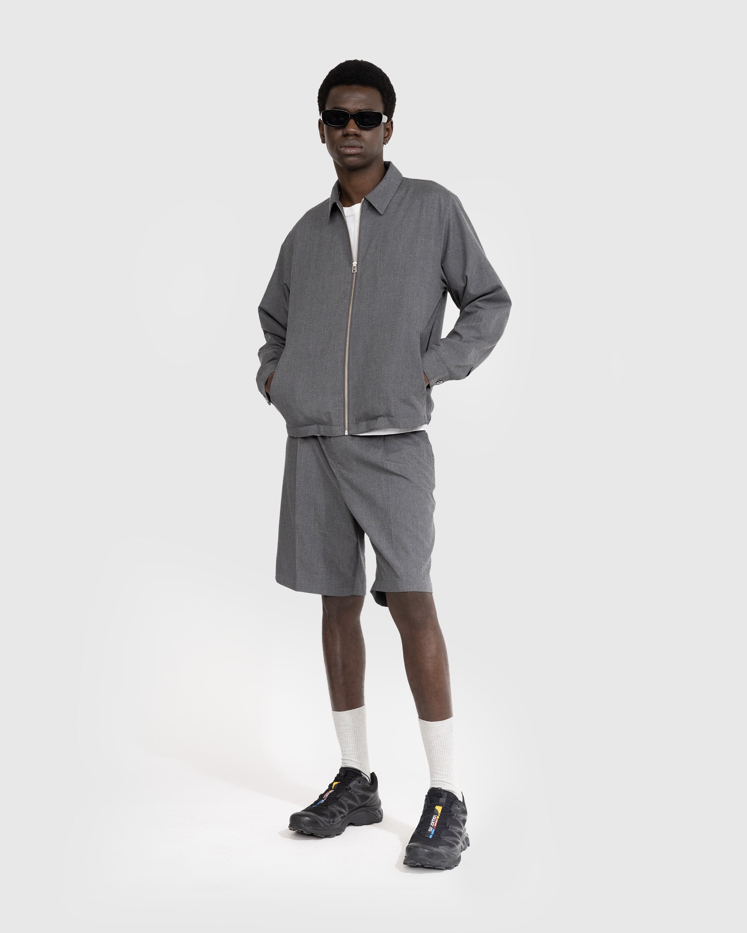 Highsnobiety HS05 - Tropical Suiting Jacket - Clothing - Grey - Image 6