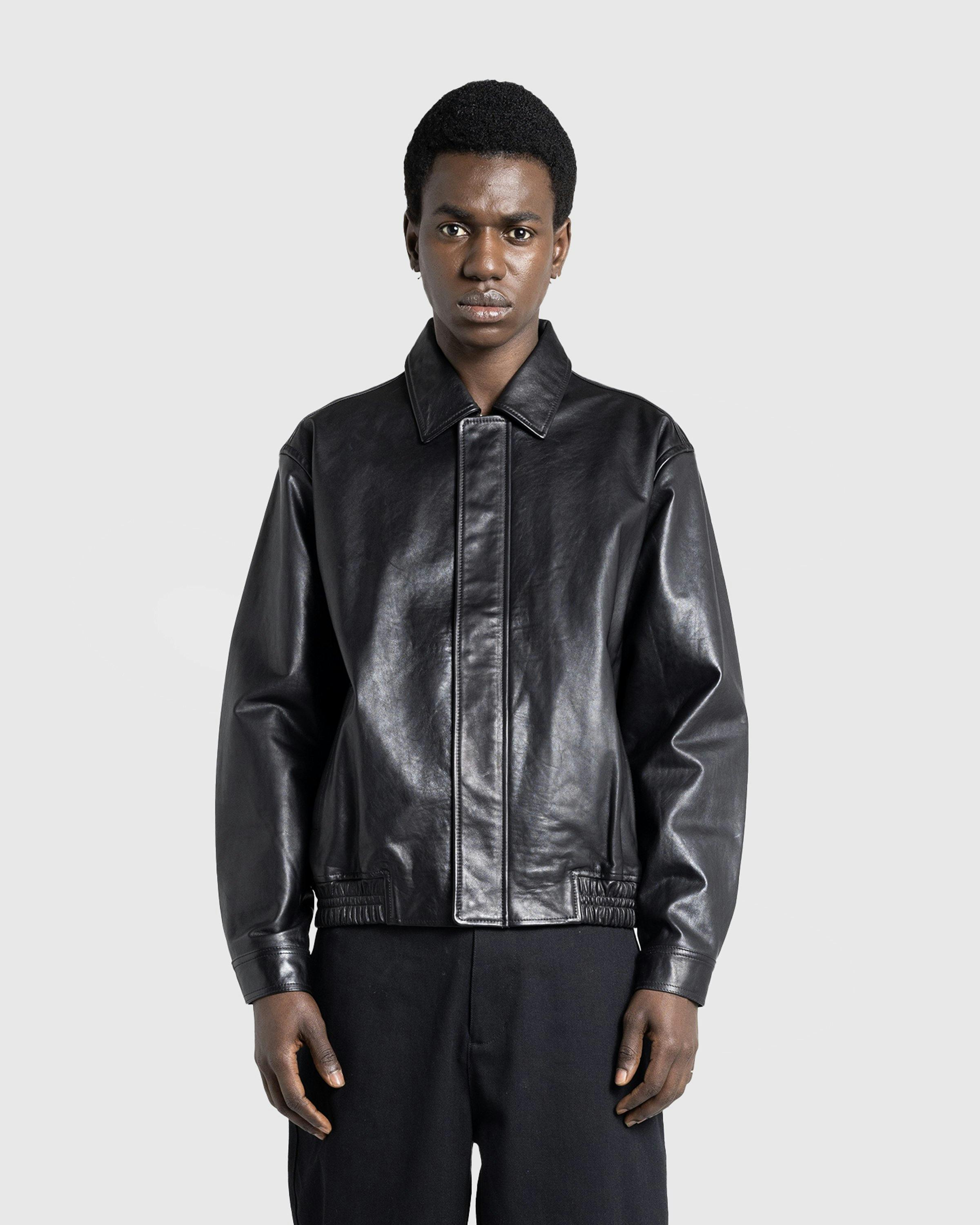 Highsnobiety HS05 - Leather Bomber Black - Clothing - Black - Image 3