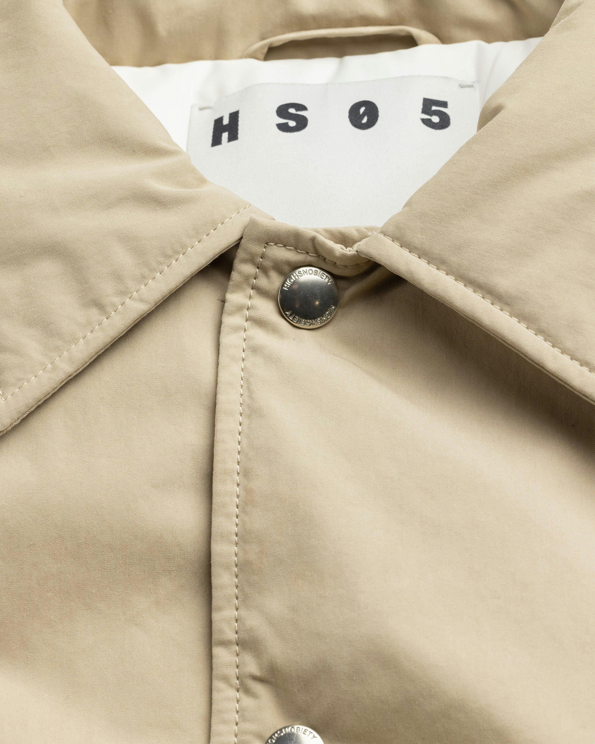 Highsnobiety HS05 - Reverse Piping Insulated Bomber - Clothing - Beige - Image 5