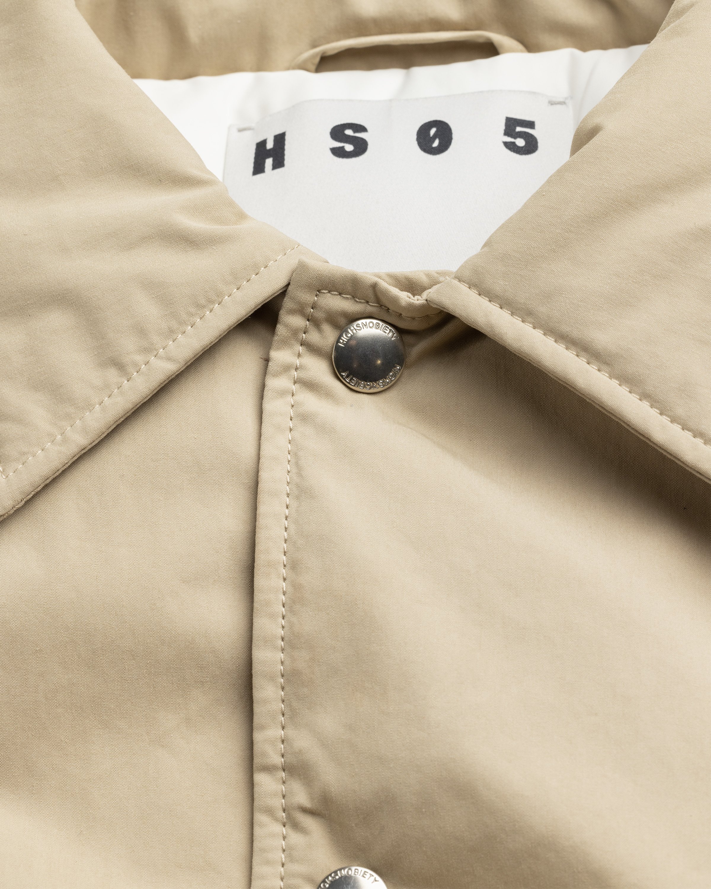 Highsnobiety HS05 - Reverse Piping Insulated Bomber - Clothing - Beige - Image 5