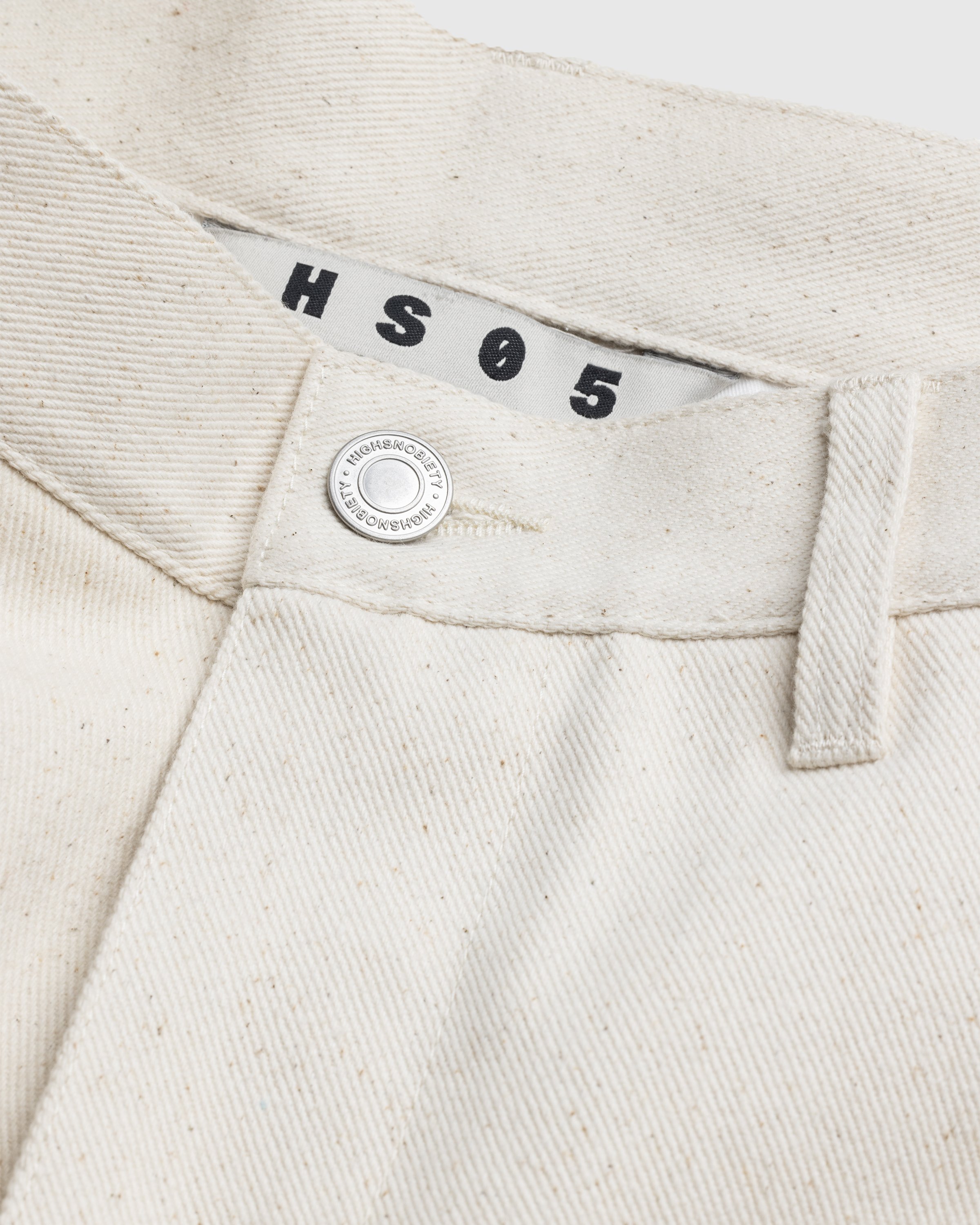 Highsnobiety HS05 - Cotton Pleated Trouser - Clothing - Ivory - Image 8