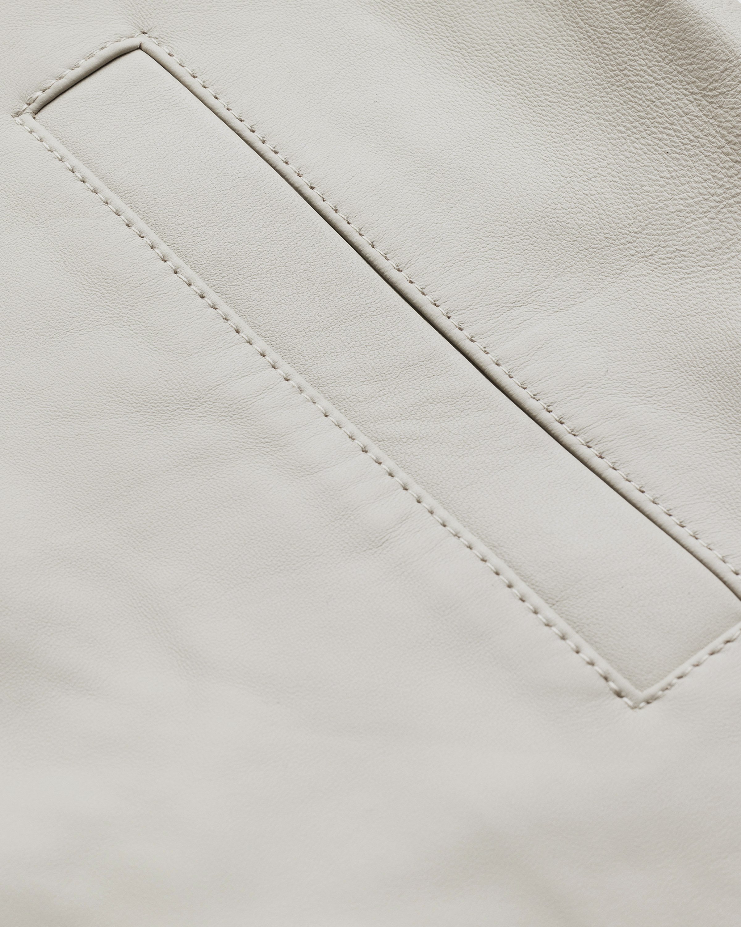 Highsnobiety HS05 - Leather Jacket - Clothing - Light Grey - Image 6