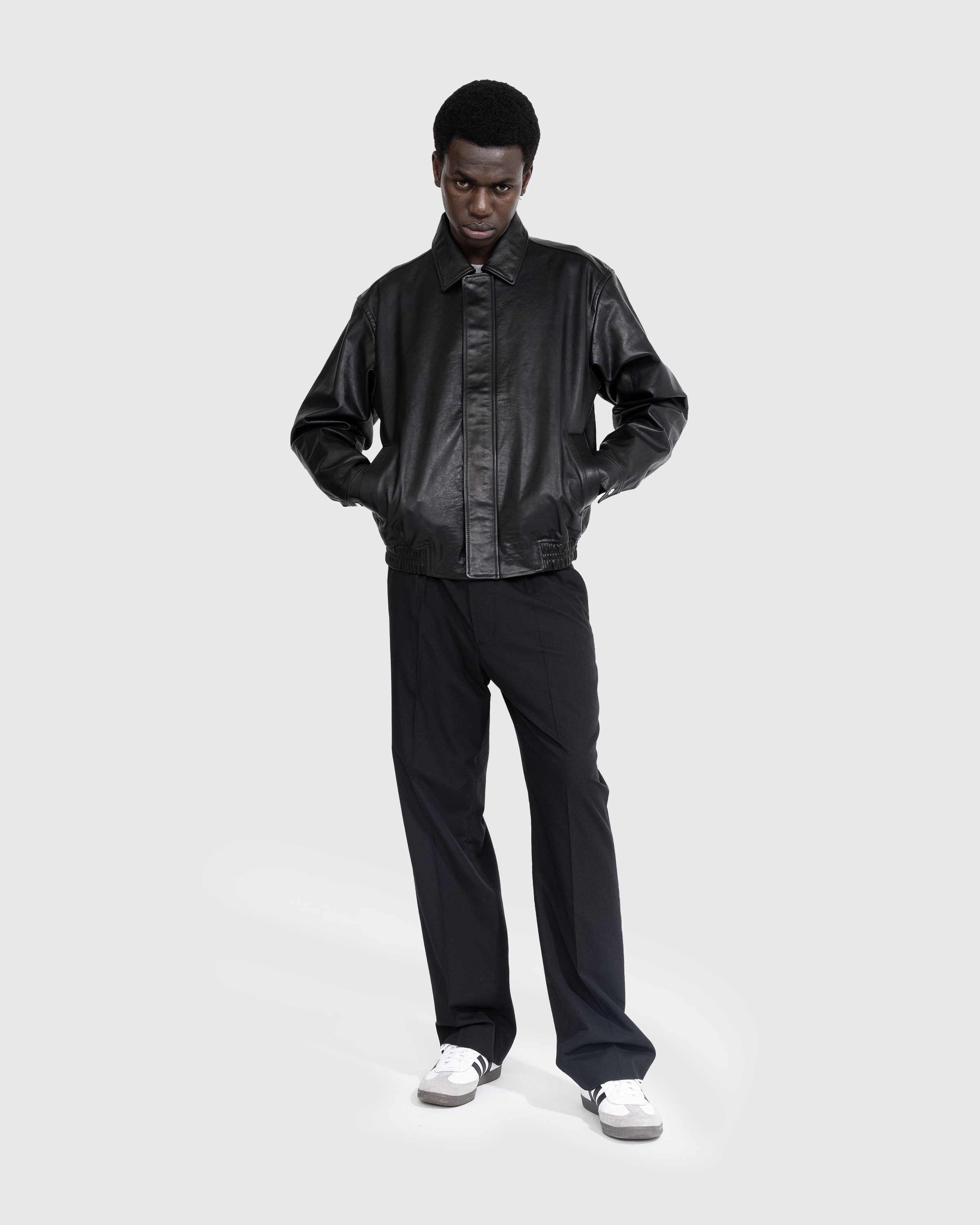 Highsnobiety HS05 - Cotton Pleated Trouser Black - Clothing - Black - Image 6