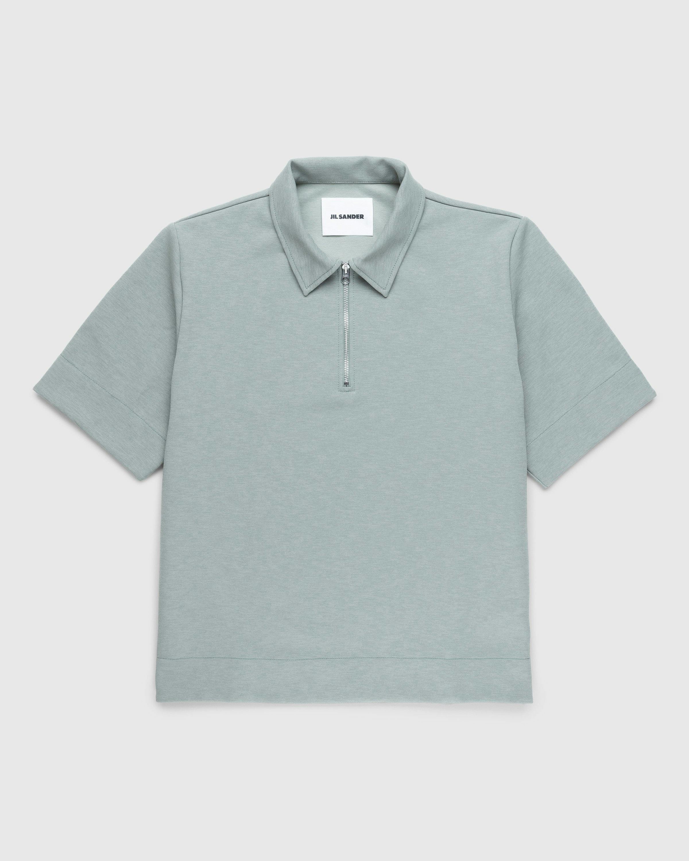 Jil Sander - Polo Shortsleeve - Clothing - Blue - Image 1