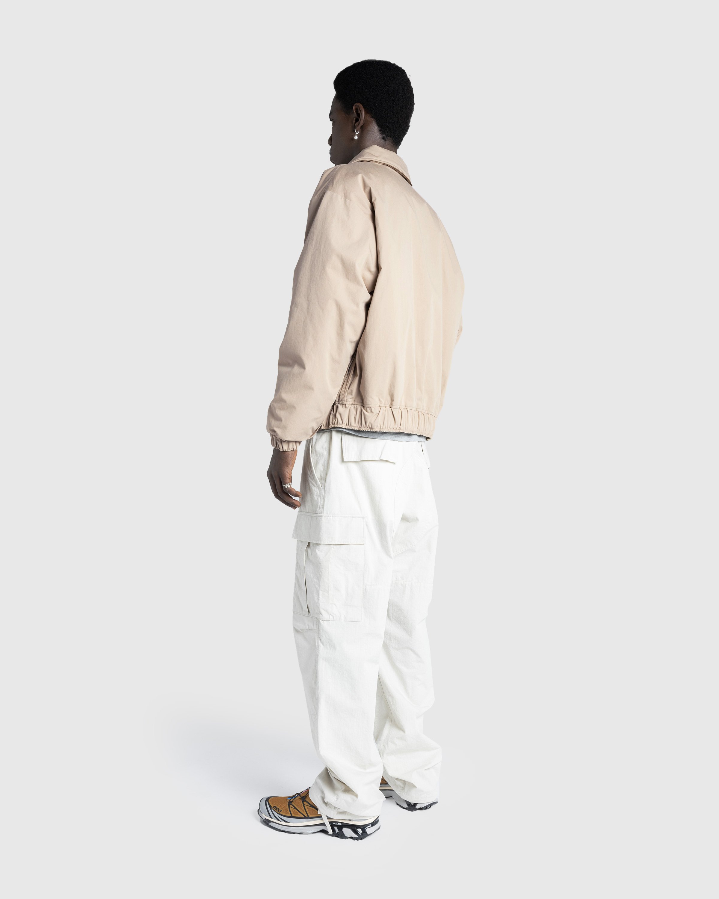 Highsnobiety HS05 - Reverse Piping Insulated Bomber - Clothing - Beige - Image 8