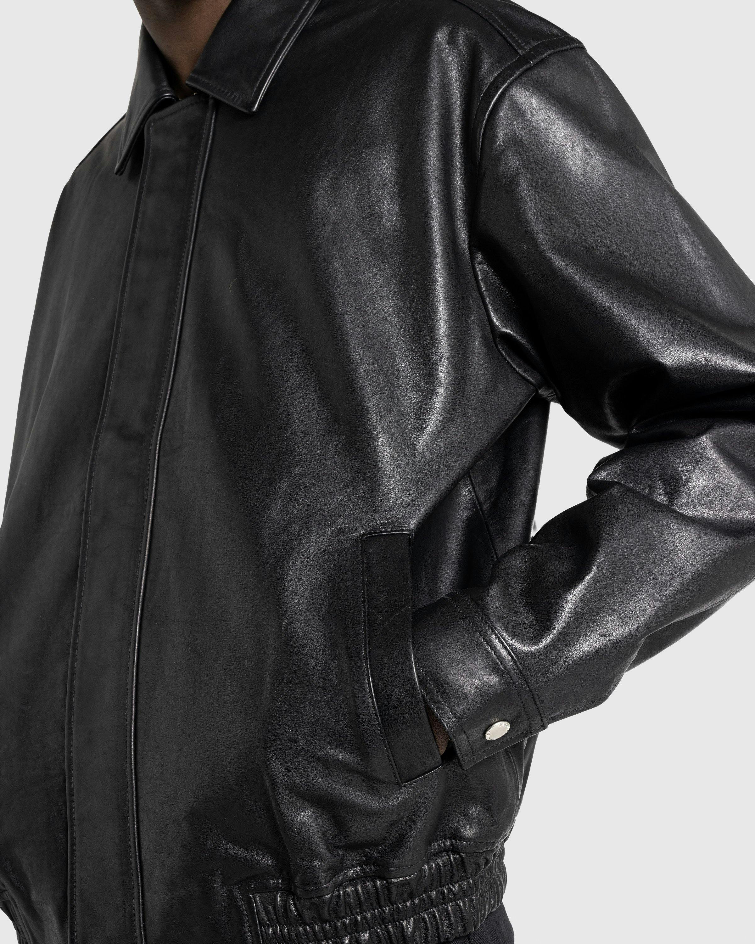 Highsnobiety HS05 - Leather Bomber Black - Clothing - Black - Image 8