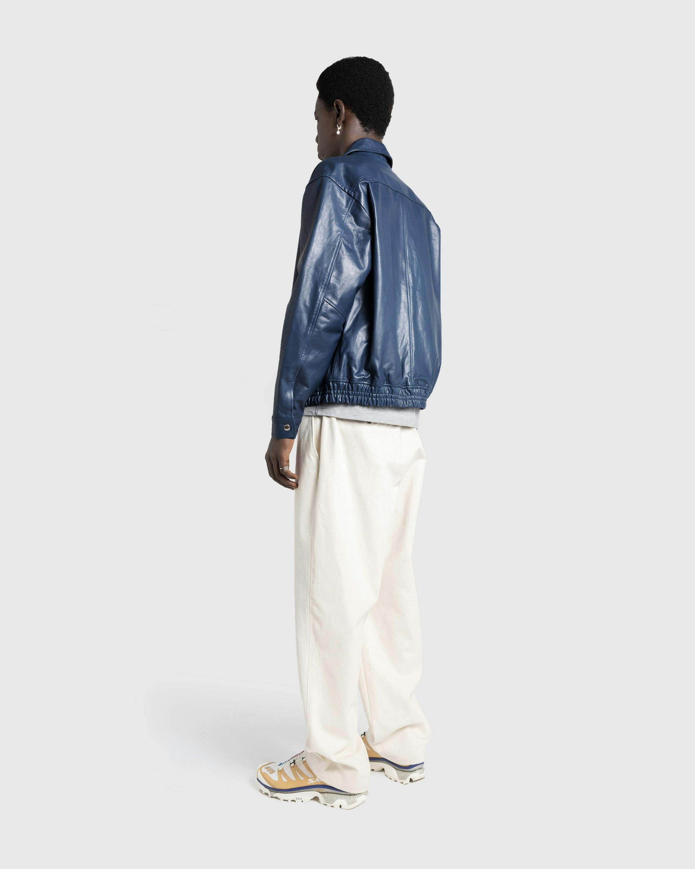 Highsnobiety HS05 - Leather Bomber Navy - Clothing - Navy - Image 7