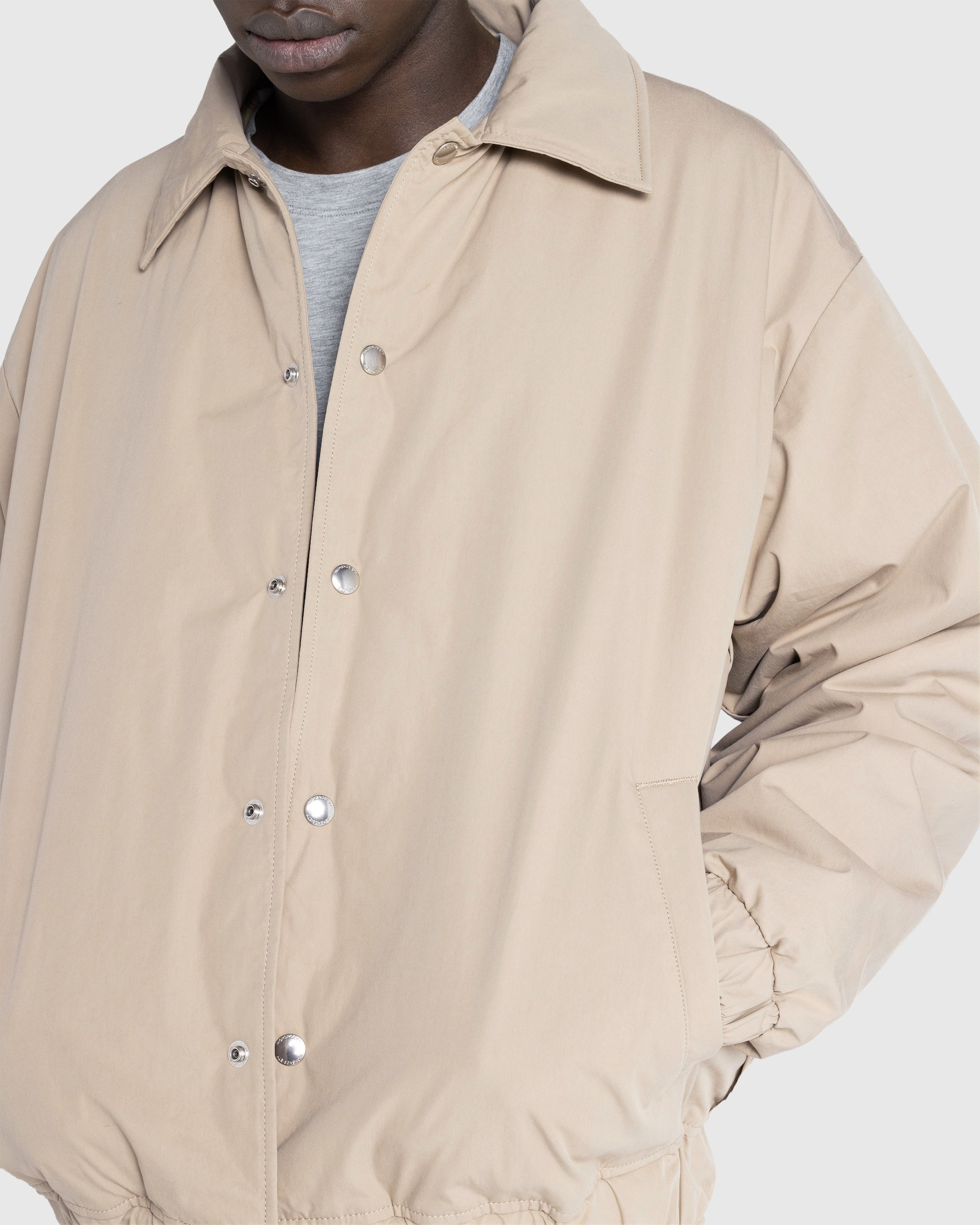 Highsnobiety HS05 - Reverse Piping Insulated Bomber - Clothing - Beige - Image 9