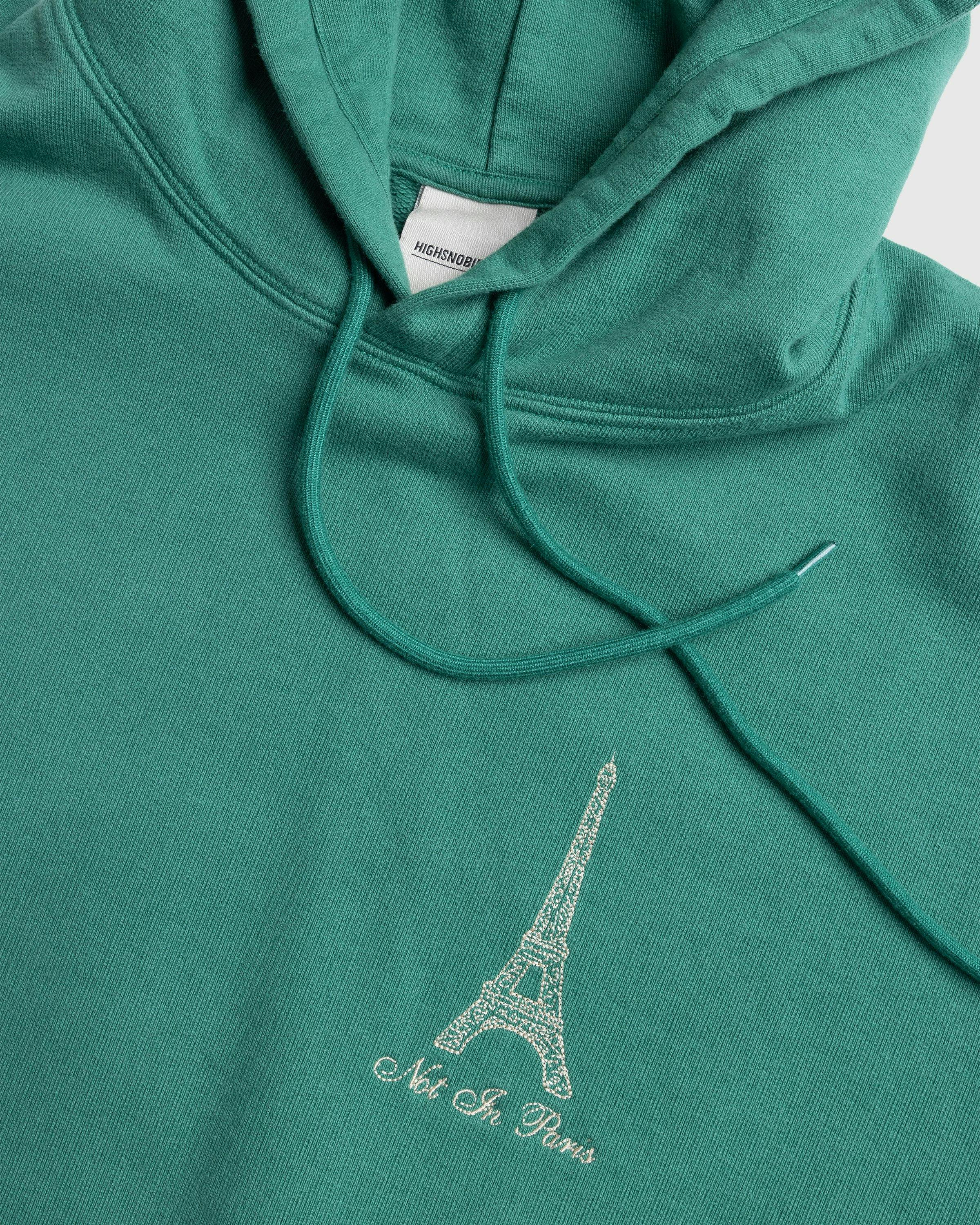 Highsnobiety - Not in Paris 5 Hoodie Green - Clothing - Green - Image 7